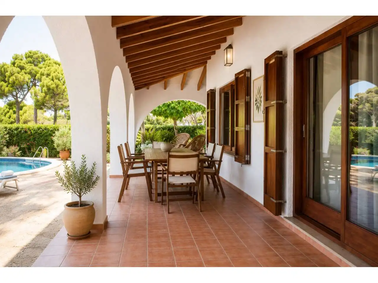 Terrassa de Casa o xalet en venda en Ciutadella de Menorca amb Aire condicionat, Calefacció i Jardí privat