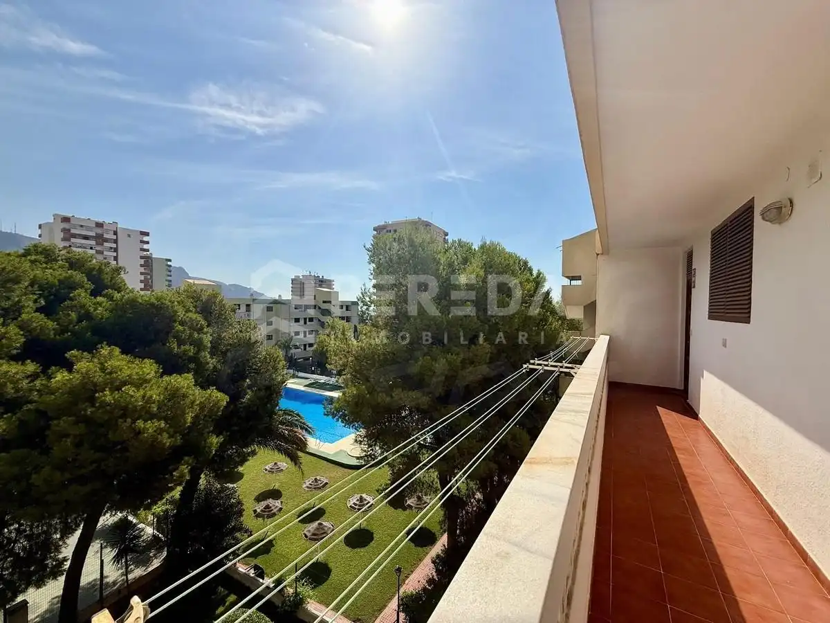 Vista exterior de Apartamento en venta en Roquetas de Mar con Aire acondicionado, Jardín privado y Amueblado