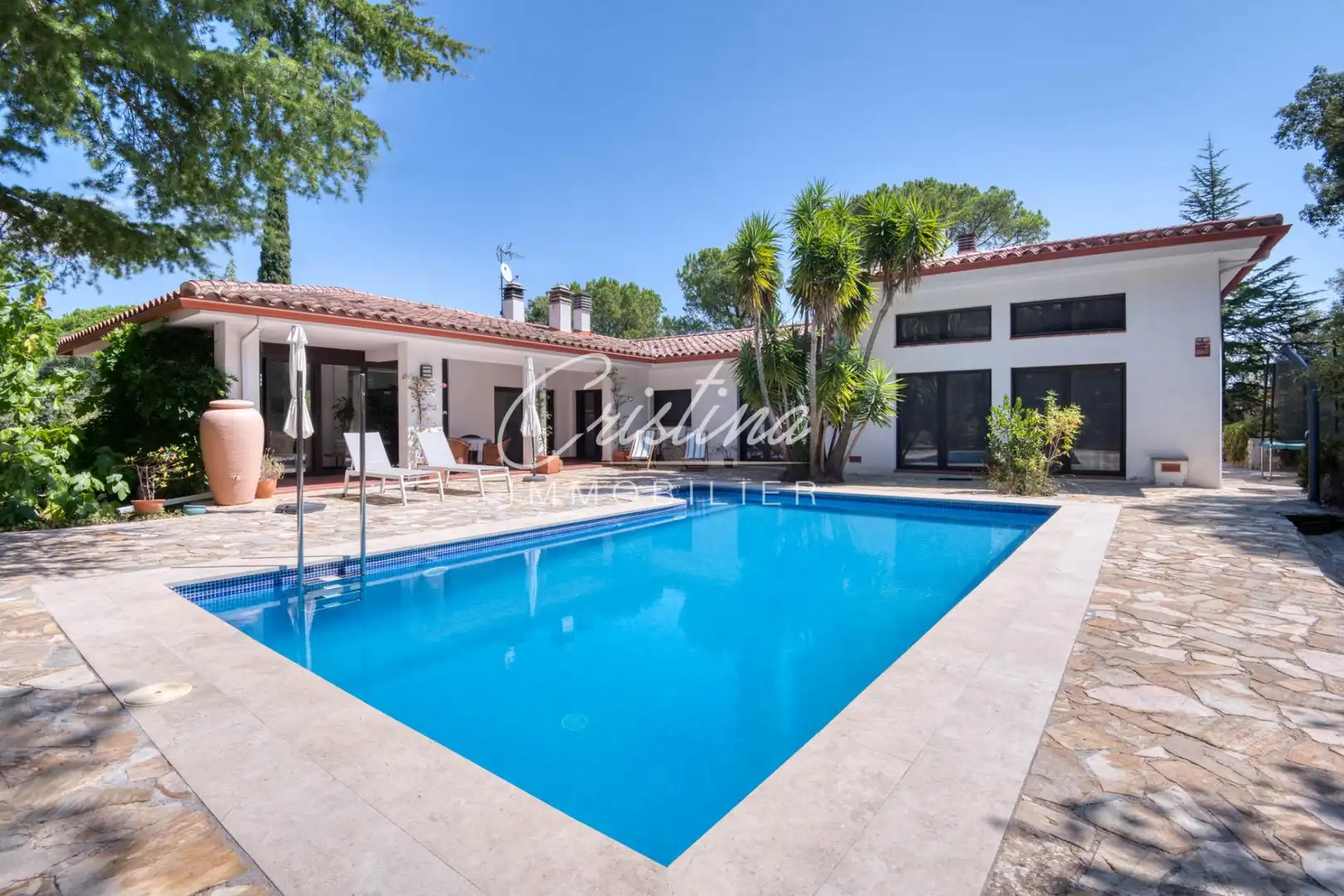 Vista exterior de Casa o xalet en venda en Santa Cristina d'Aro amb Calefacció i Piscina