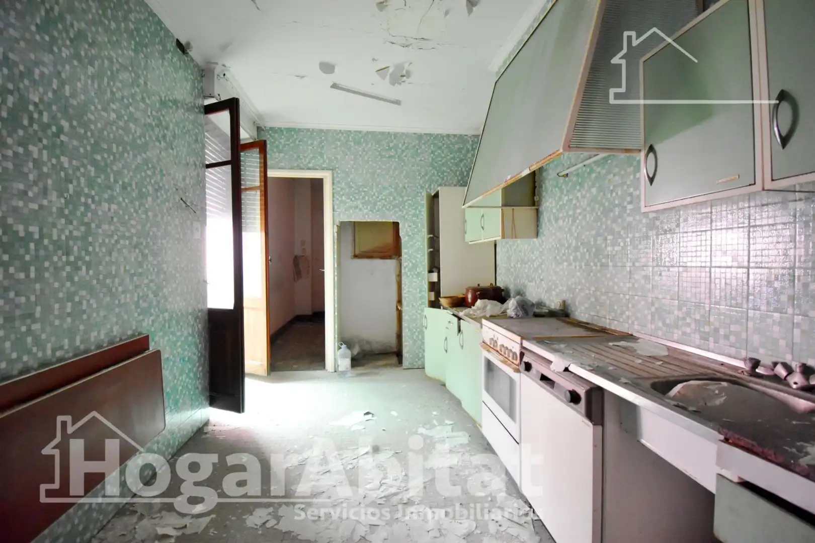 Cuina de Casa o xalet en venda en Gandia amb Terrassa, Traster i Balcó