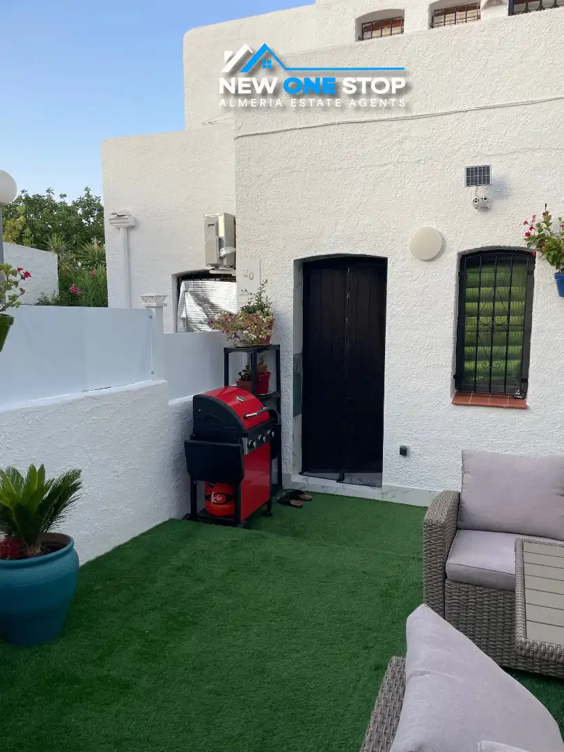 Terrassa de Apartament en venda en Mojácar amb Aire condicionat, Calefacció i Jardí privat