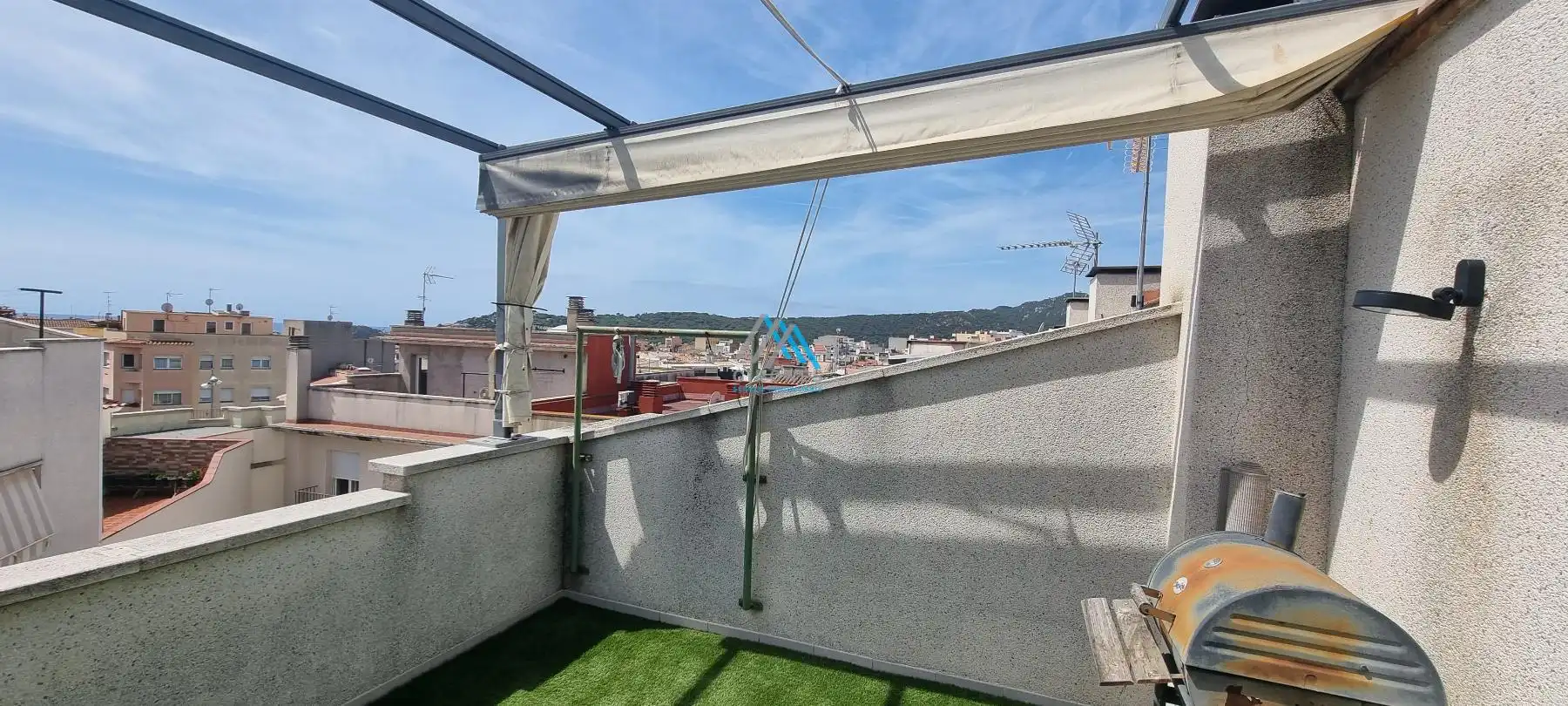 Terrasse von Einfamilien-Reihenhaus zur Miete in Sant Feliu de Guíxols mit Klimaanlage, Heizung und Parkett