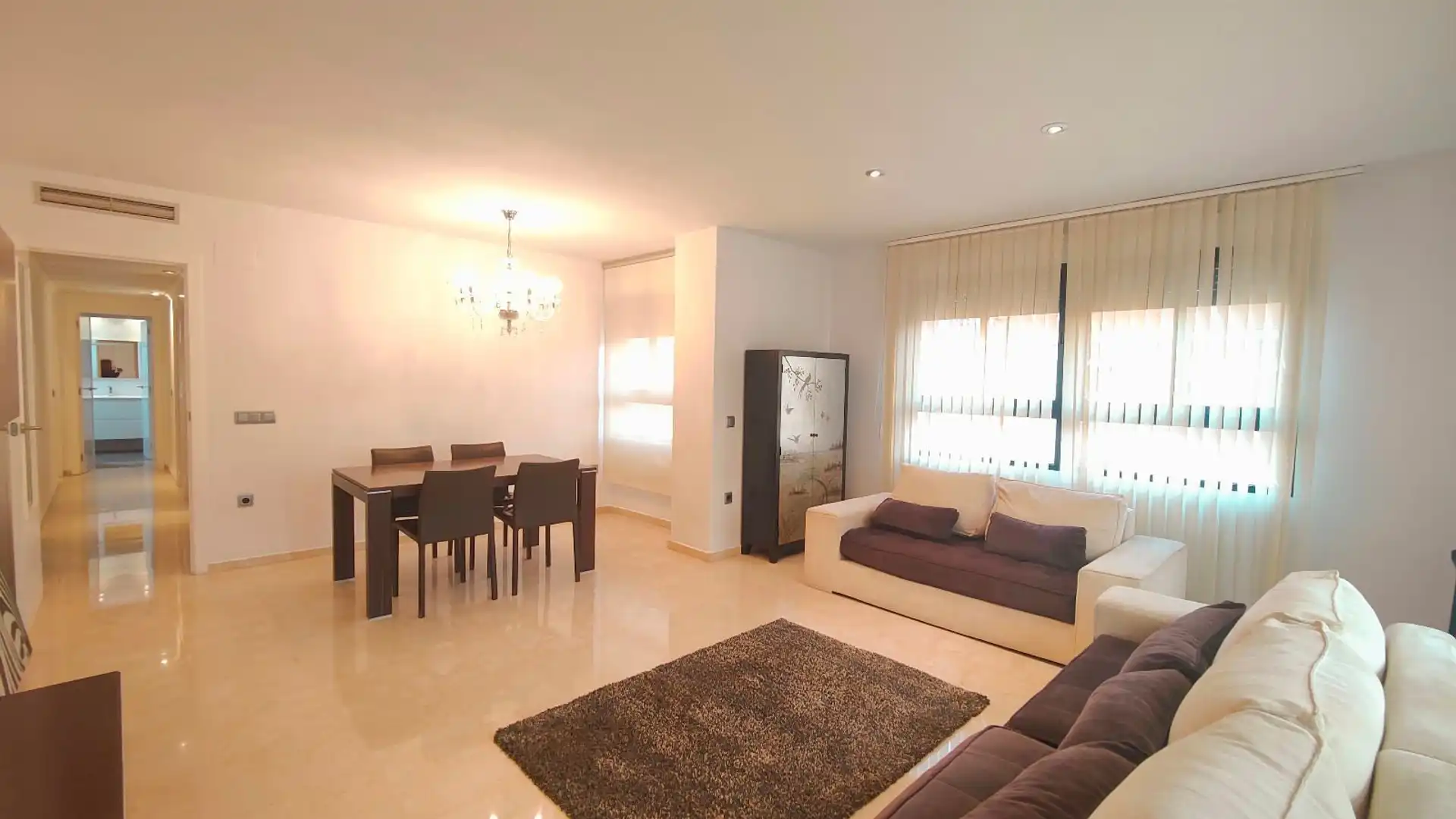 Sala de estar de Piso en venta en Castellón de la Plana / Castelló de la Plana con Amueblado