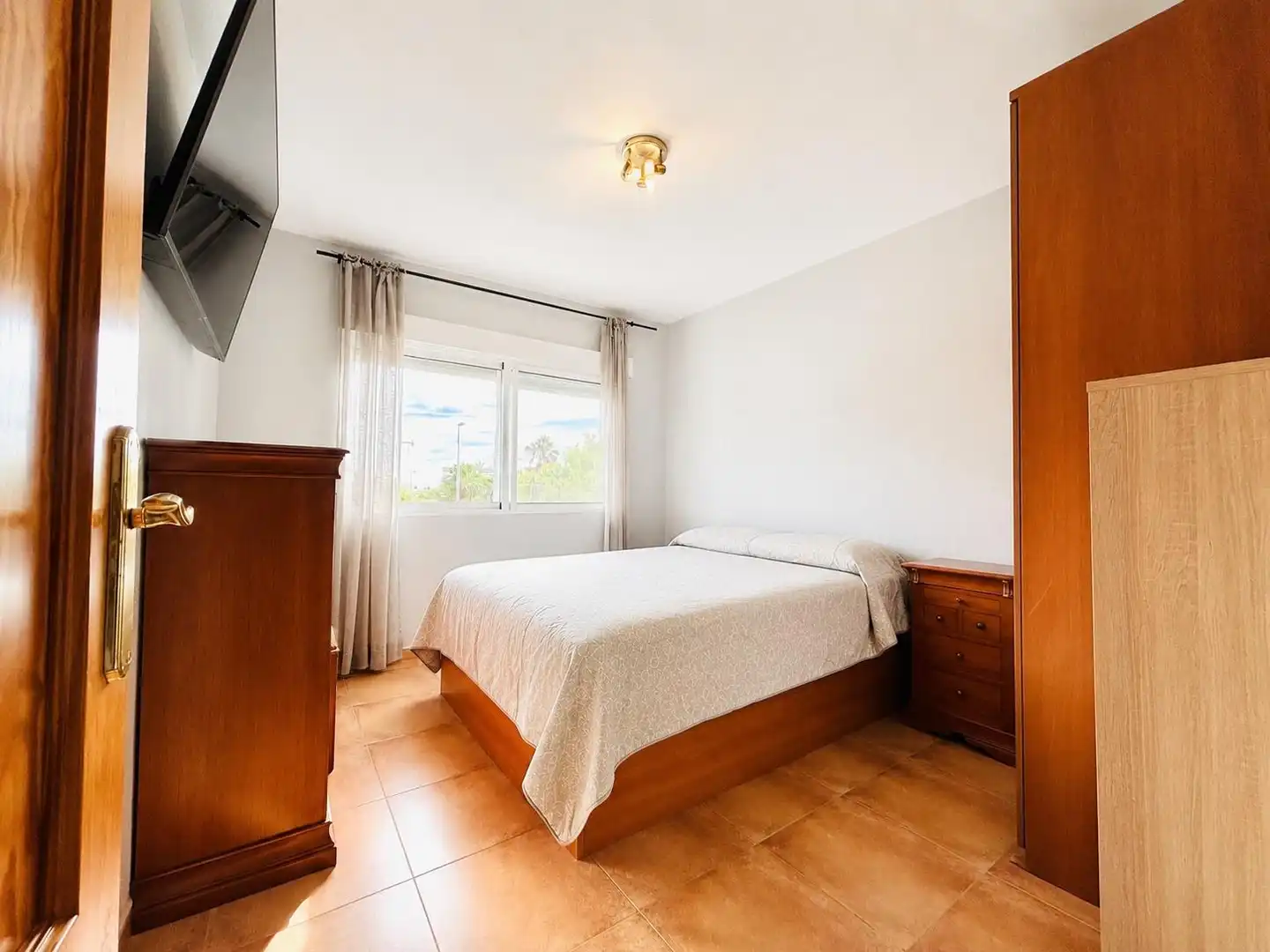 Bedroom of Flat for sale in El Campello  with Air Conditioner, Heating and Private garden
