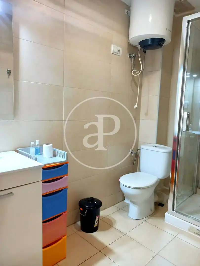 Baño de Piso de alquiler en Valencia con Calefacción y Amueblado