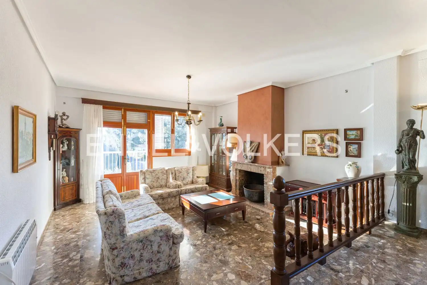 Sala de estar de Casa o chalet en venta en Pedralba con Calefacción, Jardín privado y Terraza