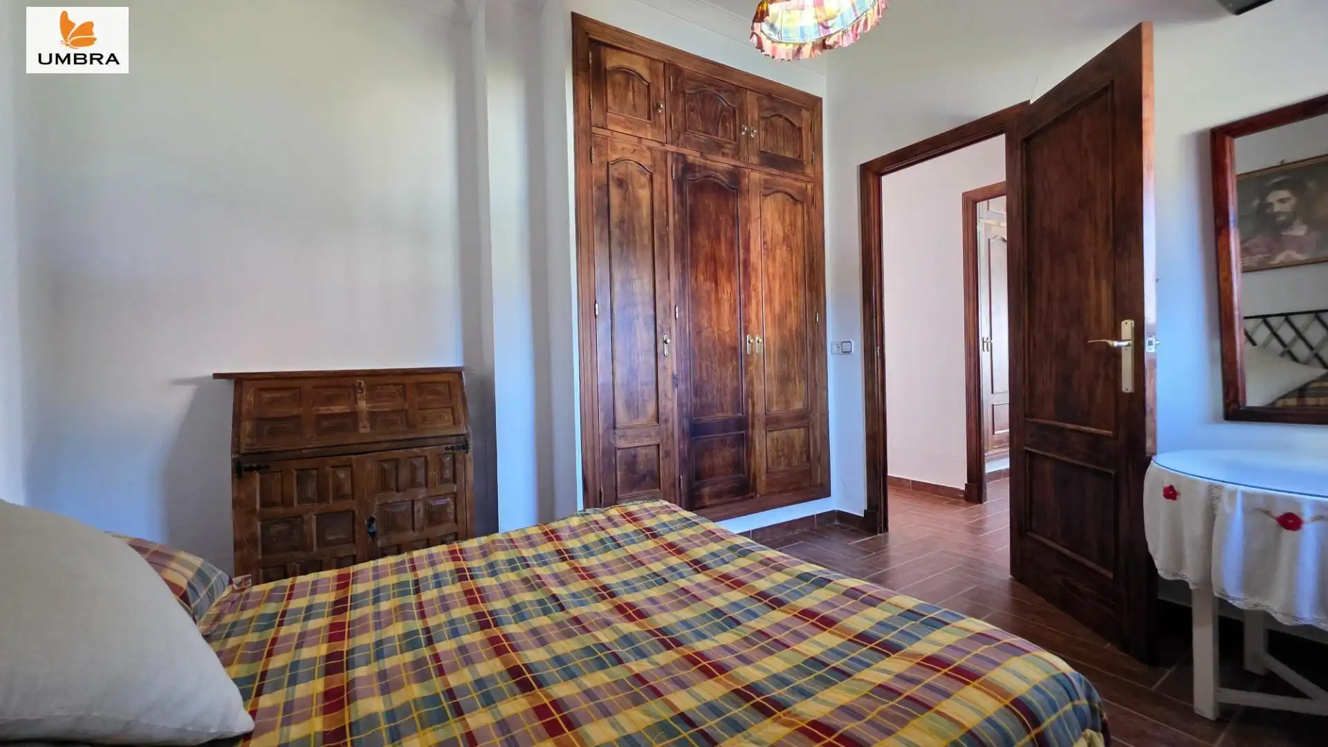 Dormitori de Finca rústica en venda en Jerez de la Frontera amb Aire condicionat, Jardí privat i Terrassa
