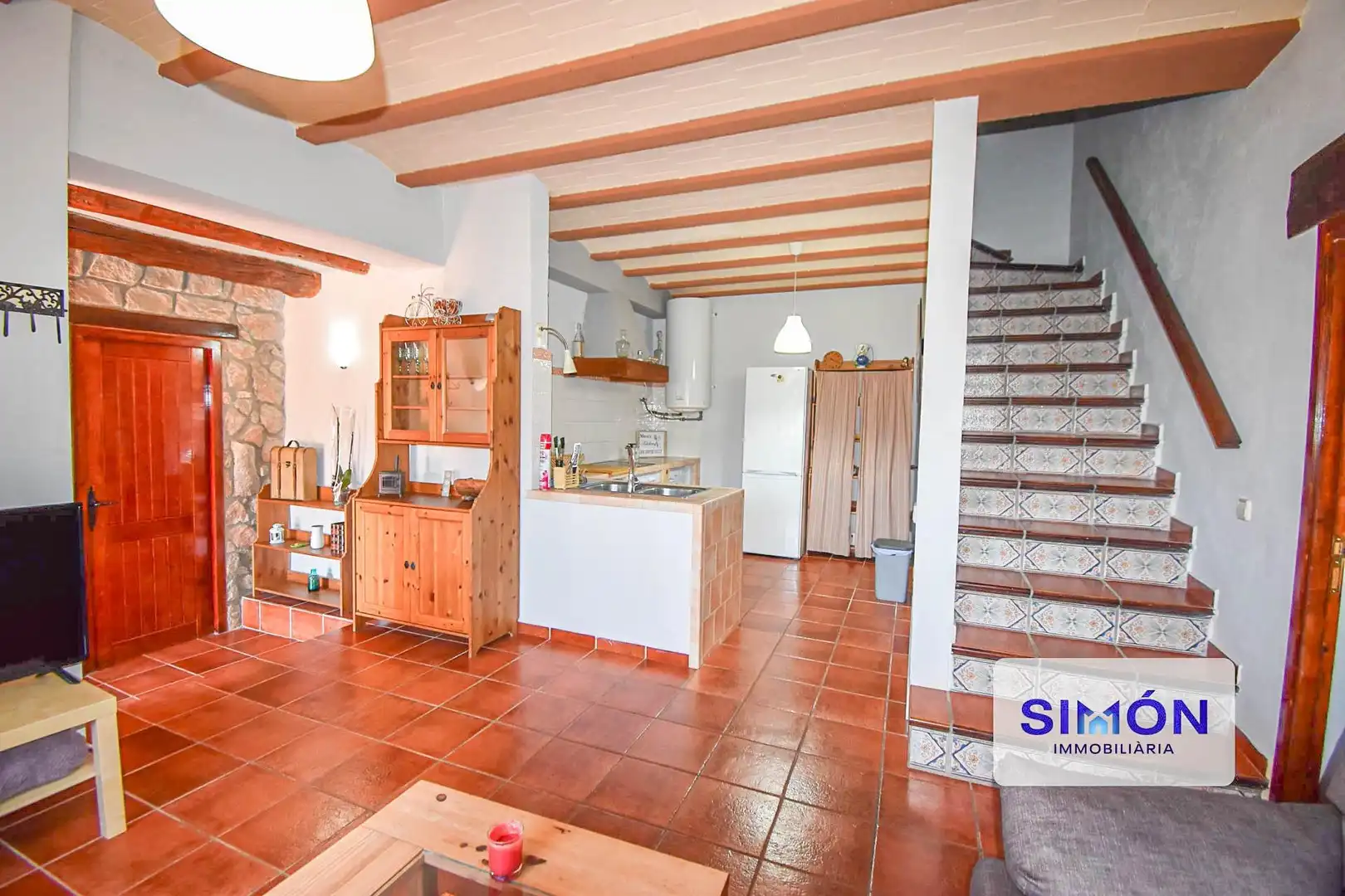 Cuina de Finca rústica en venda en Sant Pere Sallavinera amb Aire condicionat, Calefacció i Terrassa