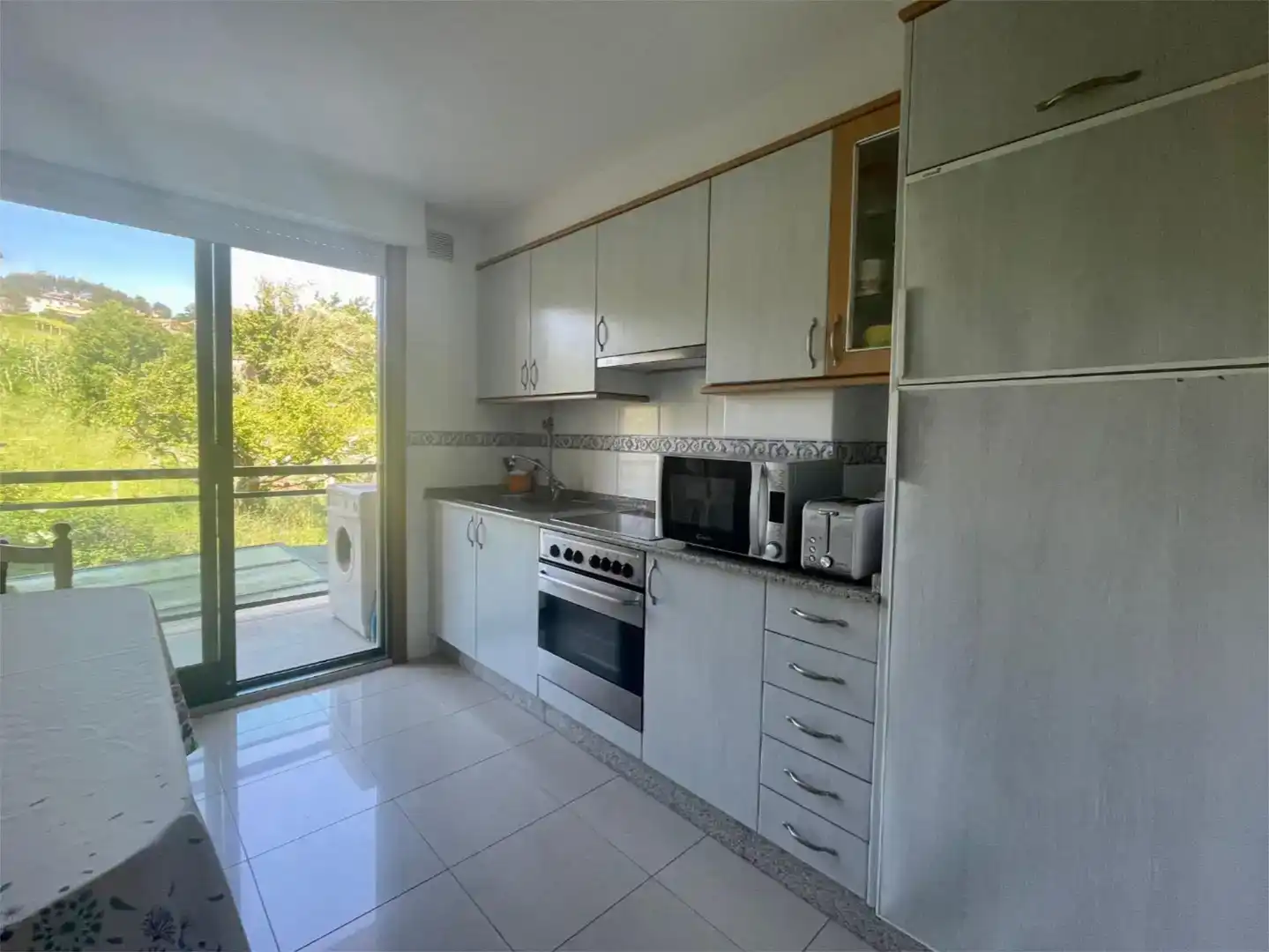 Cuina de Apartament de lloguer en Sanxenxo pueblo