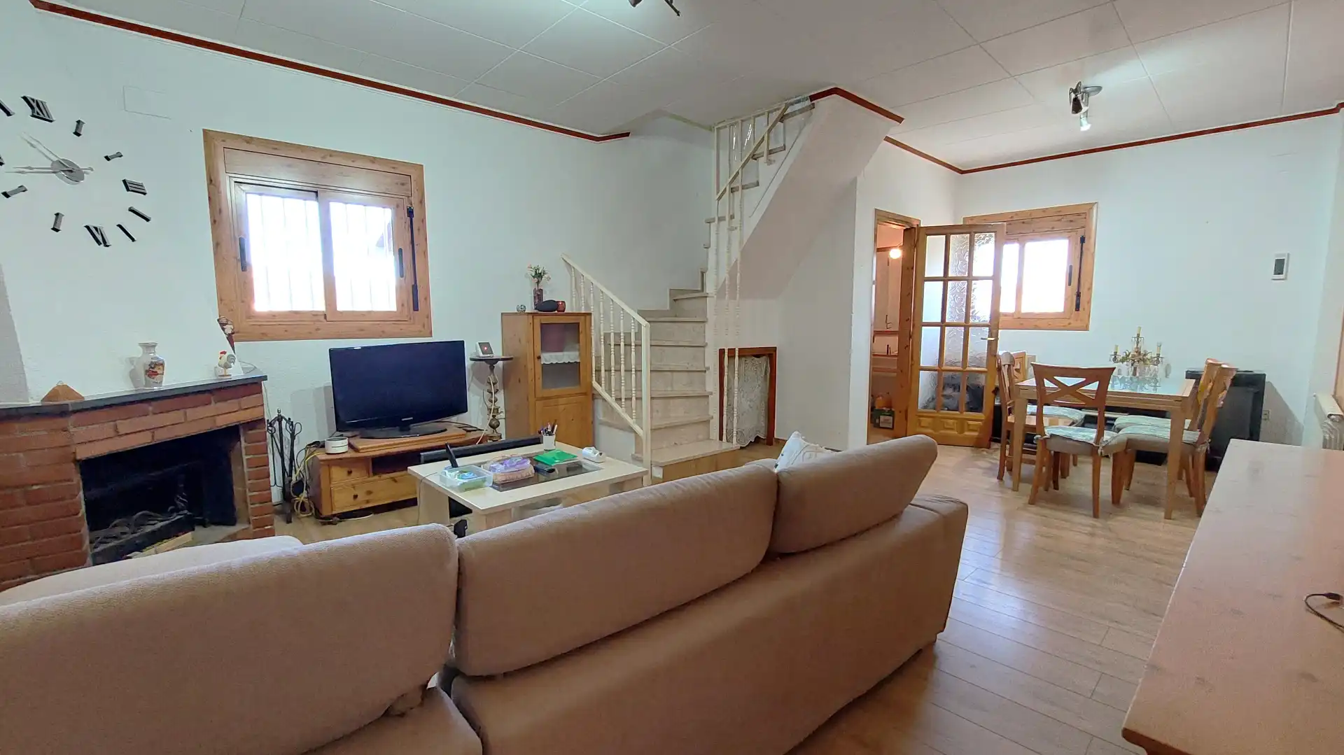 Sala d'estar de Casa o xalet en venda en Sant Llorenç Savall amb Calefacció, Jardí privat i Terrassa