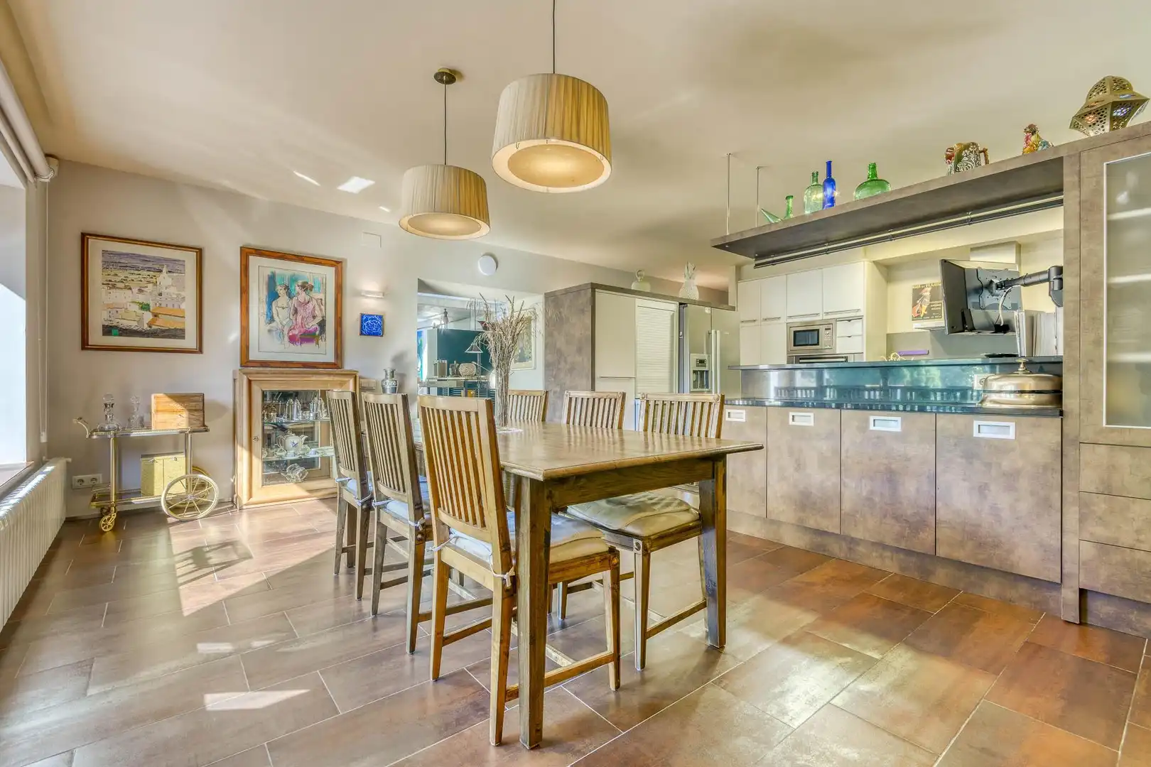 Comedor de Finca rústica en venta en Boadella i les Escaules con Calefacción, Jardín privado y Terraza