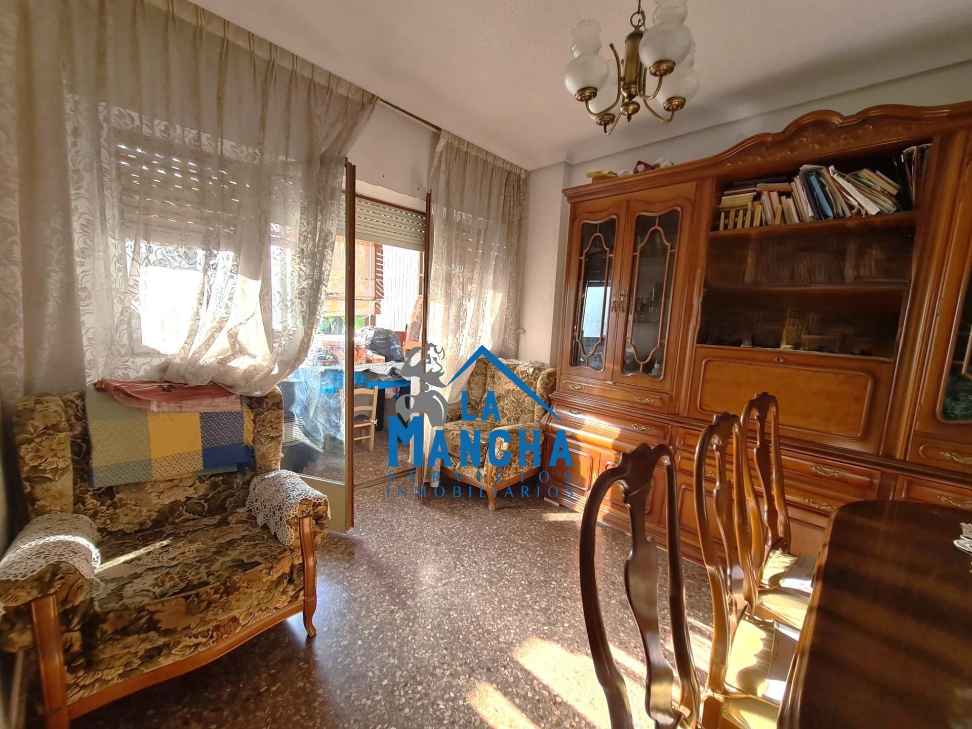 Exterior view of Flat for sale in  Albacete Capital  with Heating, Private garden and Terrace