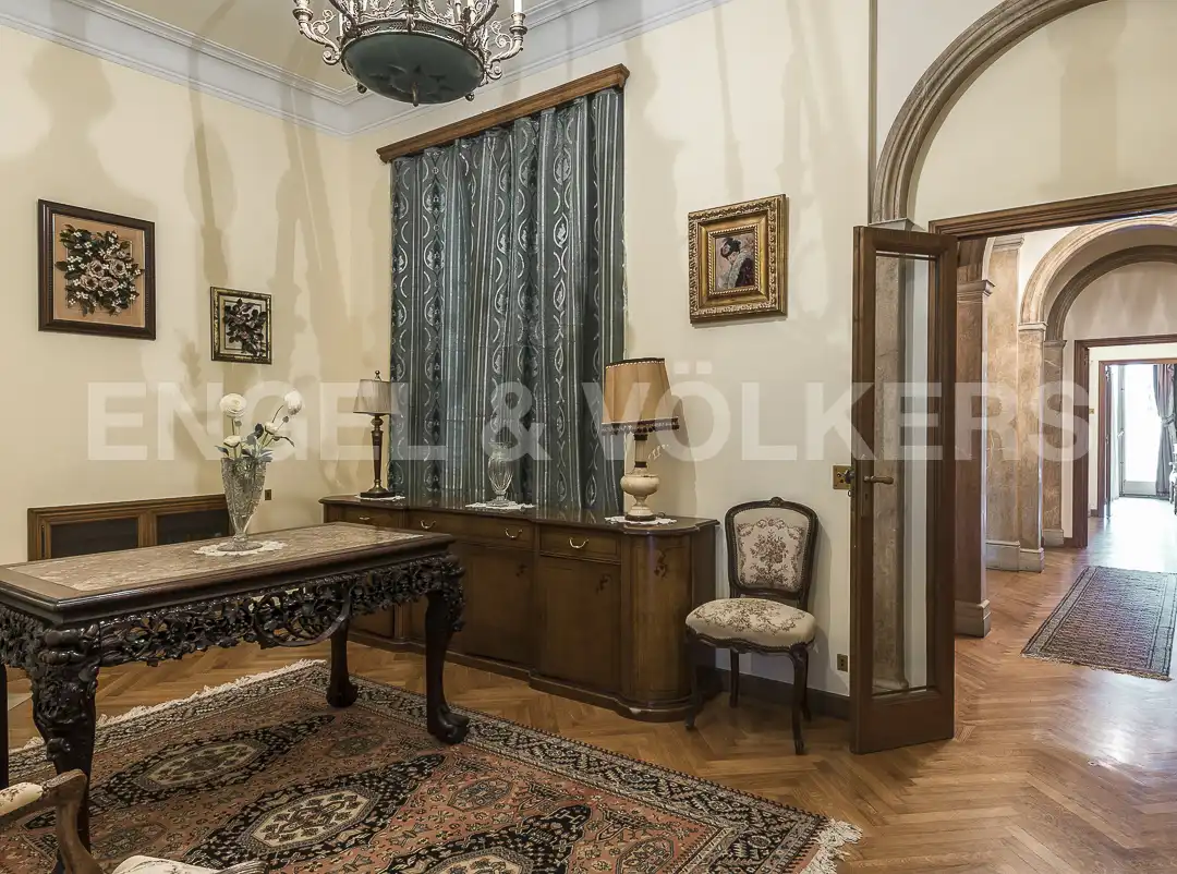 Sala d'estar de Casa adosada en venda en La Garriga amb Calefacció, Jardí privat i Parquet