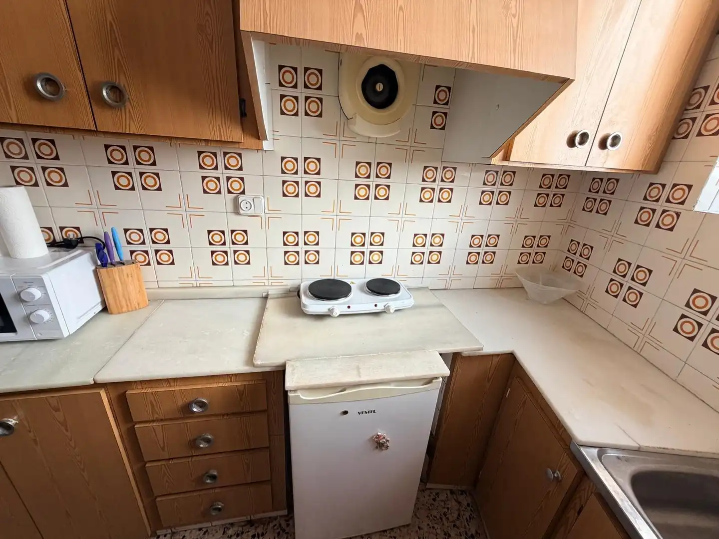 Cocina de Finca rústica en venta en Castelló de Rugat con Terraza, Trastero y Balcón