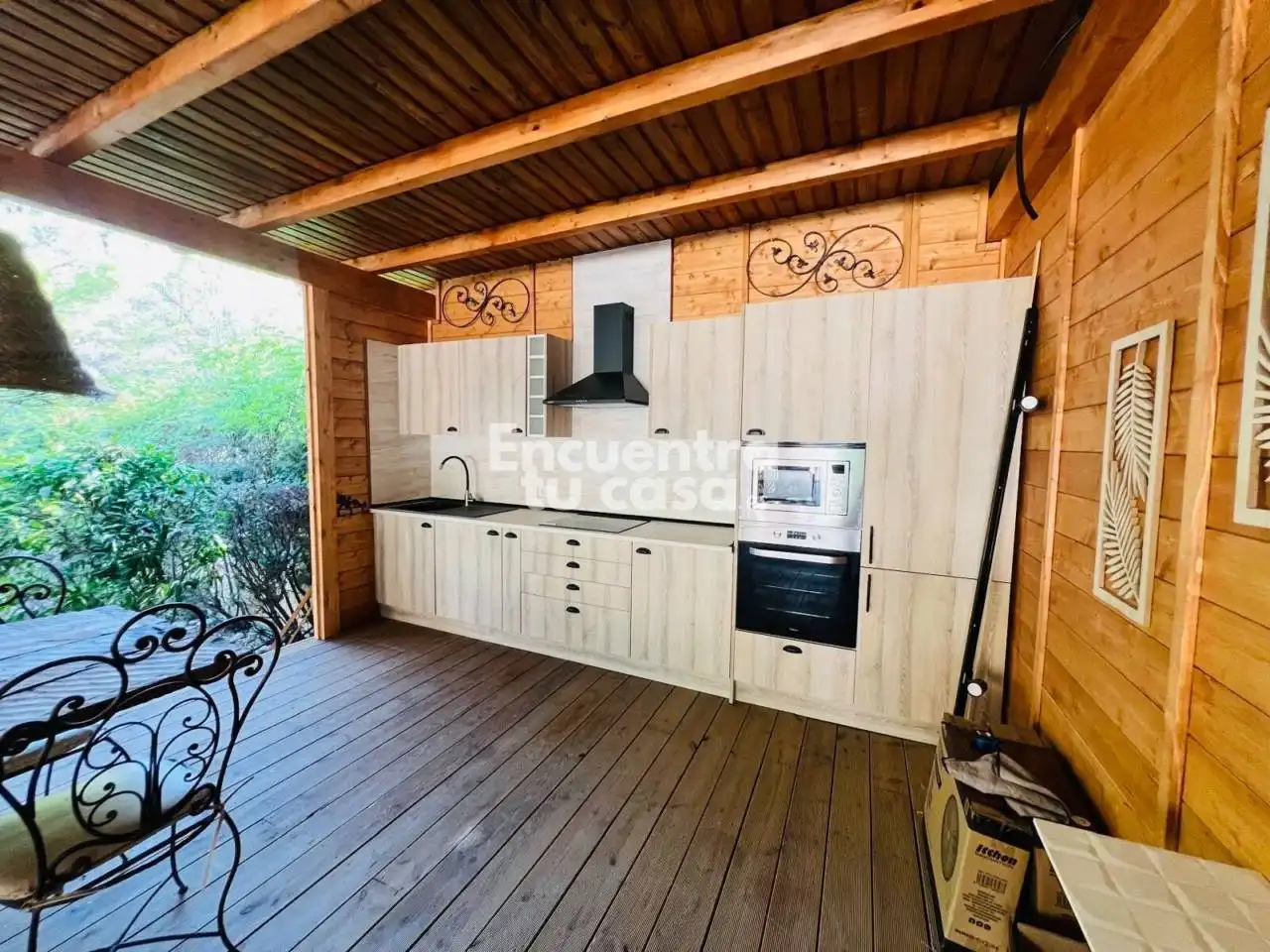 Cocina de Casa o chalet de alquiler en L'Alfàs del Pi con Aire acondicionado, Calefacción y Jardín privado