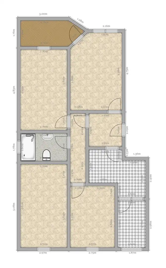 Piso en venta en Sevilla con Aire acondicionado, Calefacción y Terraza