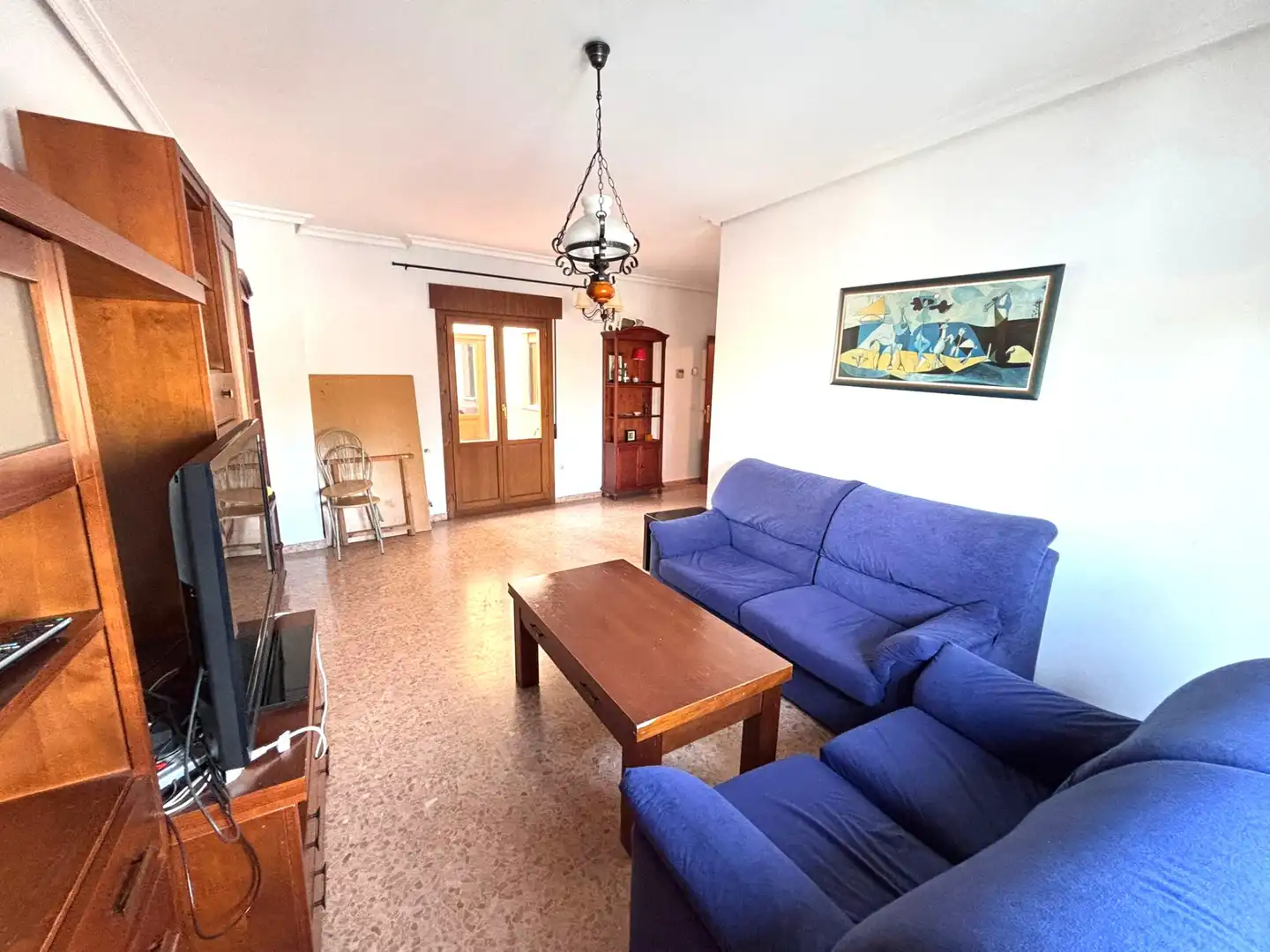 Wohnzimmer von Wohnung zum Verkauf in Mérida mit Heizung, Terrasse und Möbliert