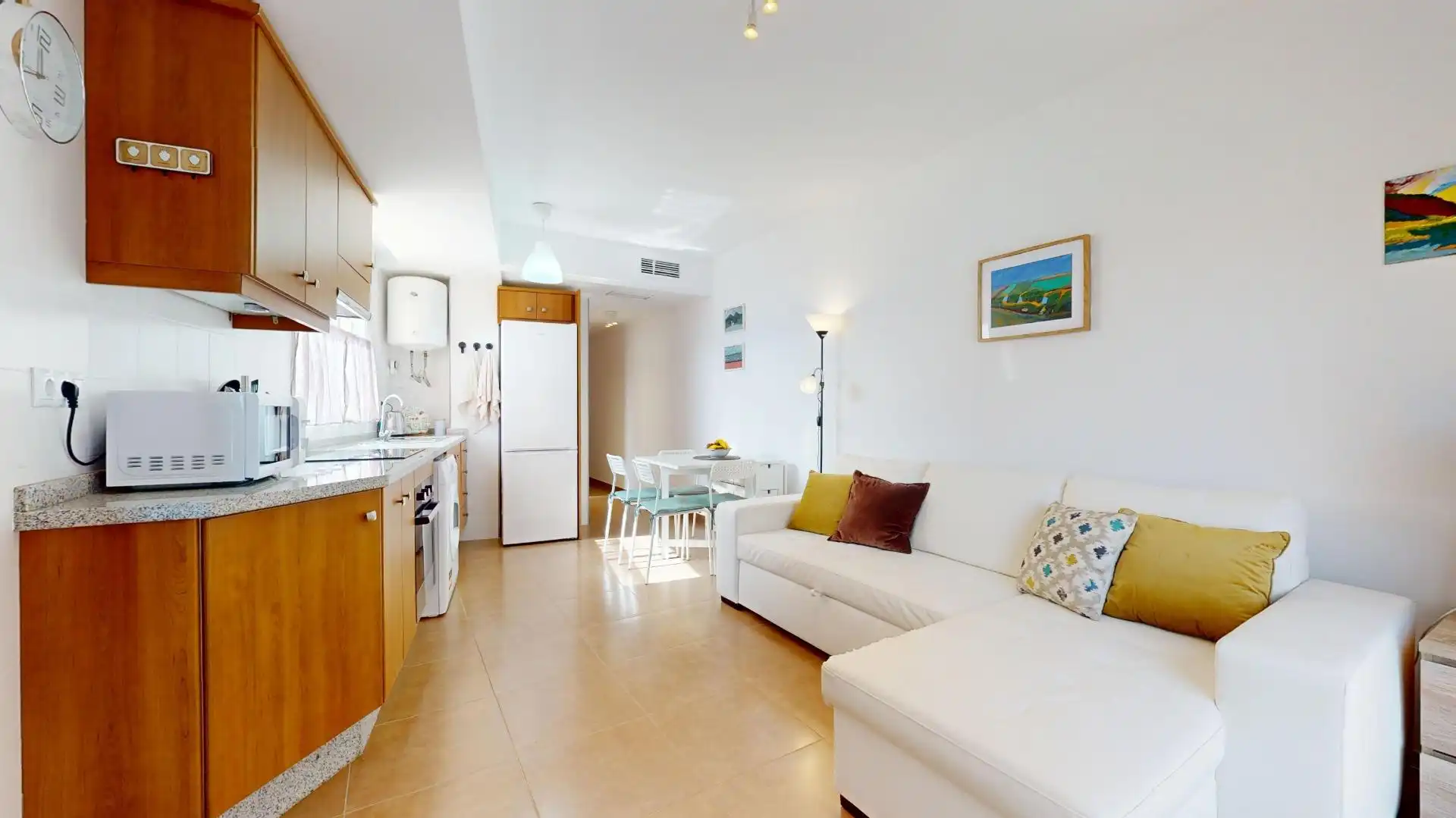 Sala de estar de Apartamento en venta en San Pedro del Pinatar con Aire acondicionado, Trastero y Amueblado