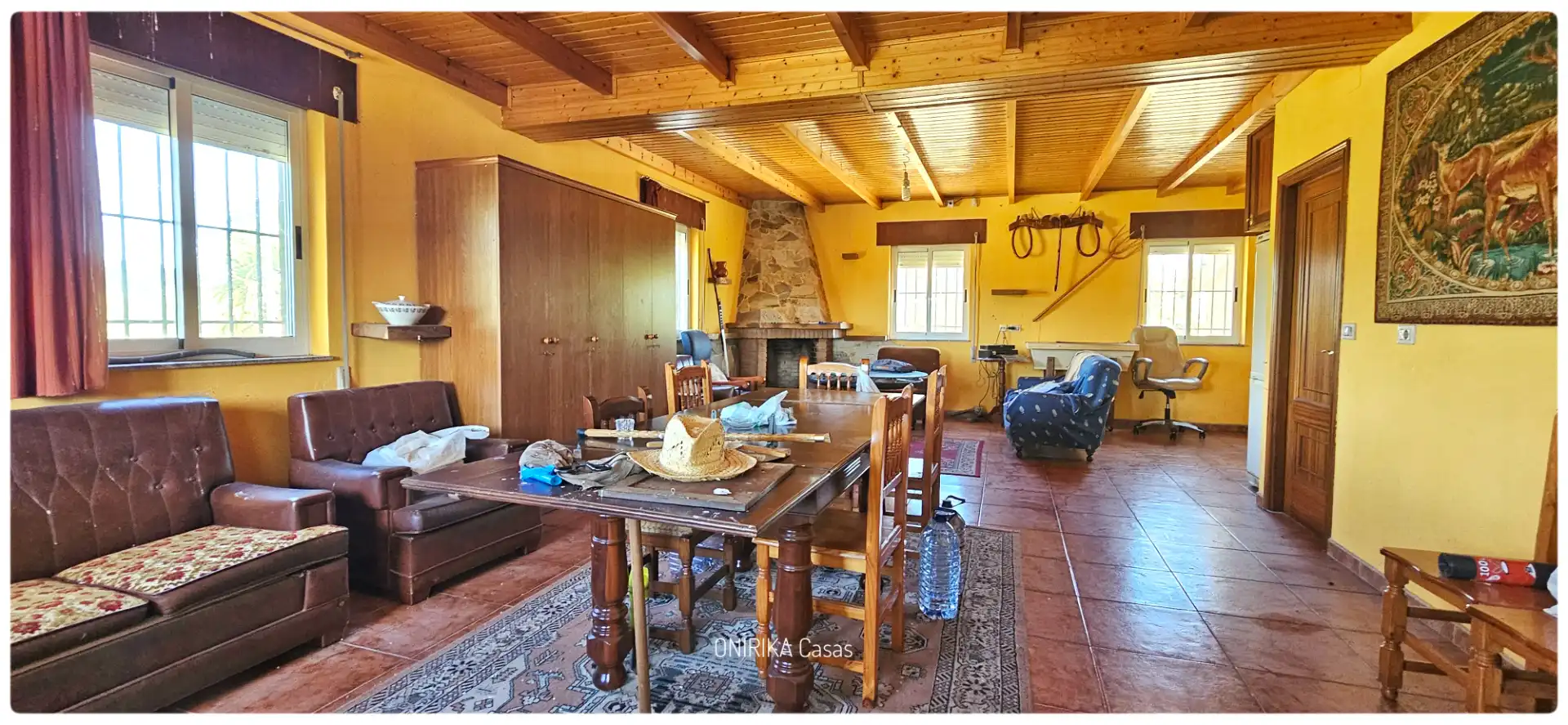 Living room of Houses for sale in Sarria  with Private garden, Storage room and Furnished