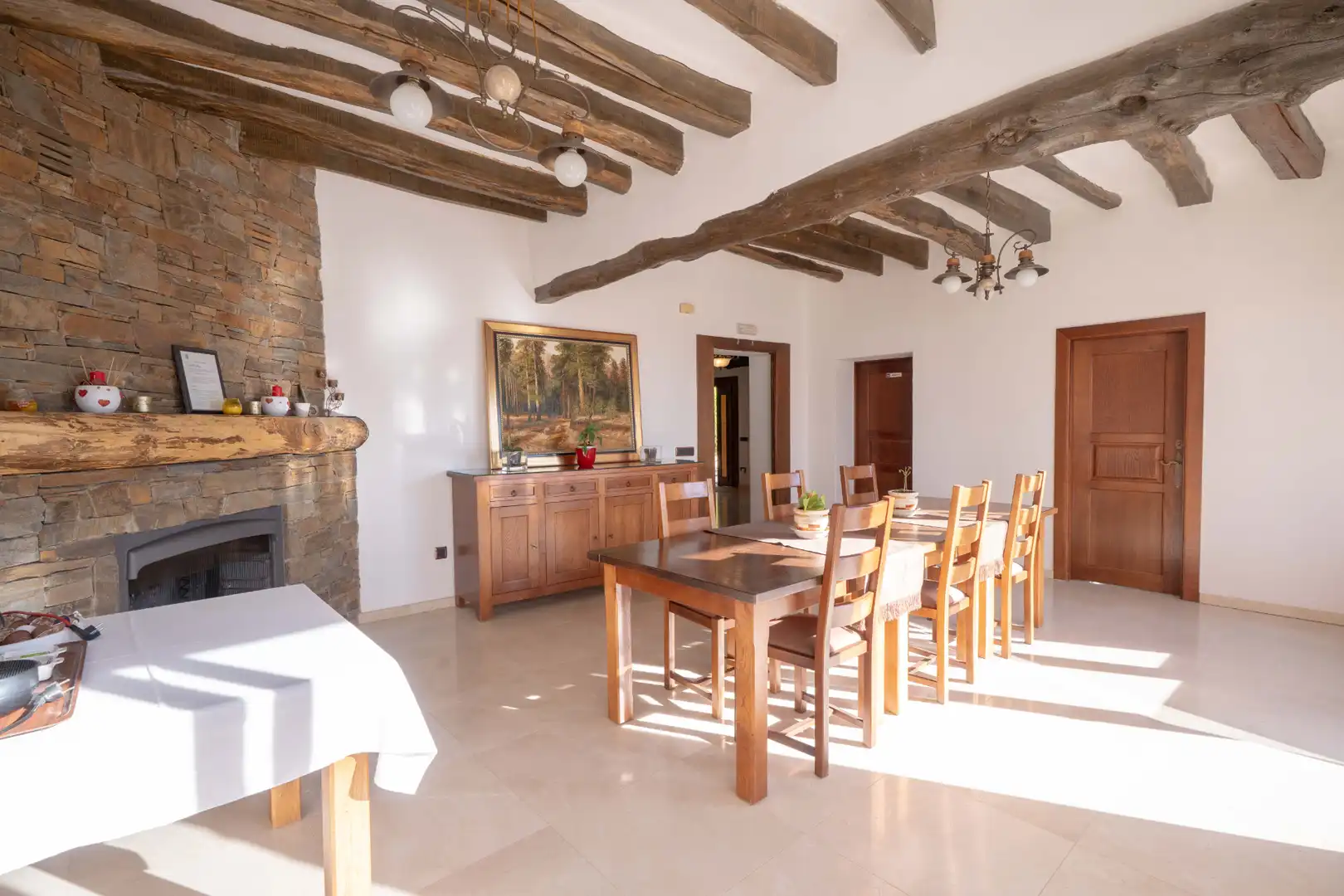 Esszimmer von Country house zum Verkauf in Válor mit Privatgarten, Terrasse und Abstellraum