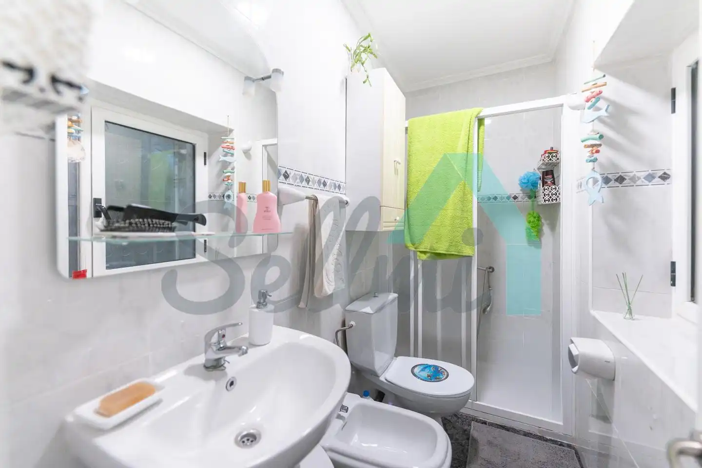 Bathroom of Ground floor for sale in Langreo  with Heating, Storage room and Furnished