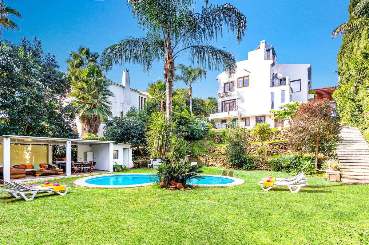 Garden of House or chalet for rent in Marbella  with Air Conditioner, Private garden and Terrace