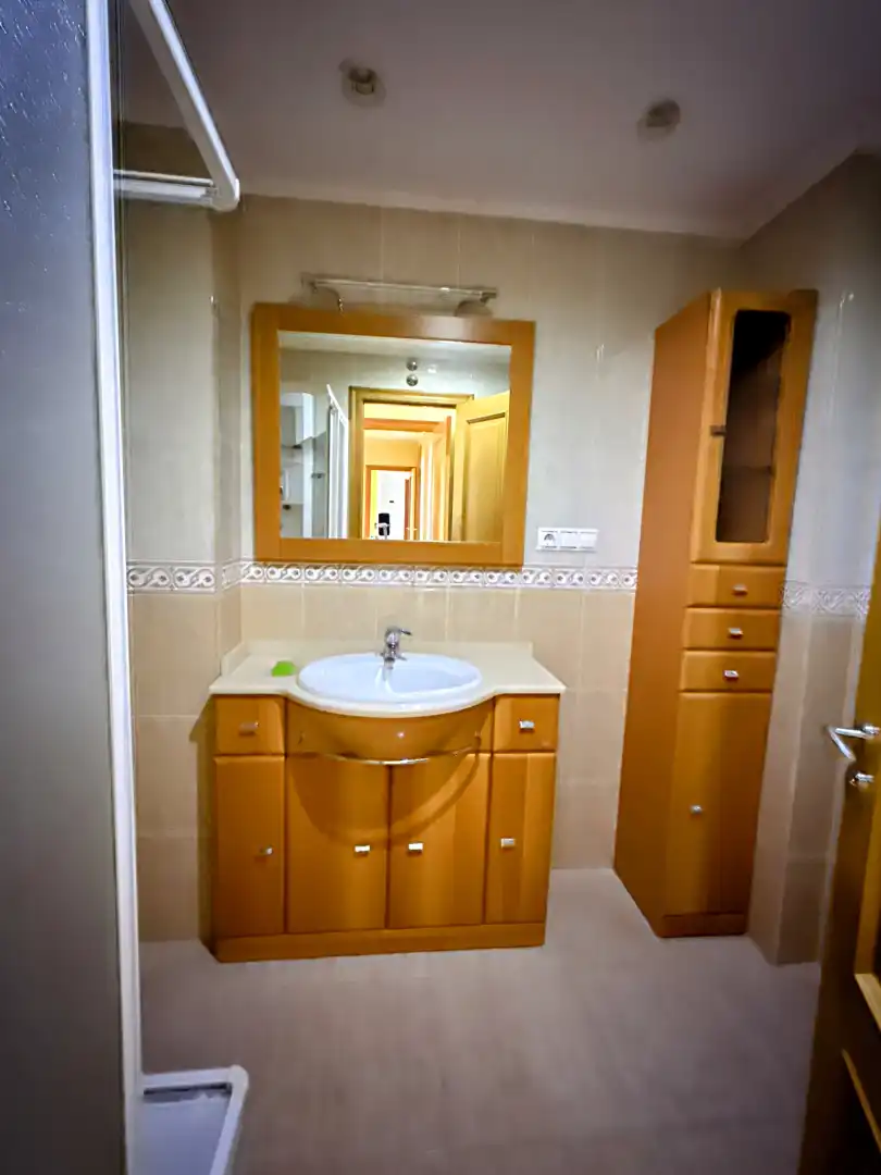 Bathroom of Flat for rent in Santa Comba  with Heating, Parquet flooring and Terrace