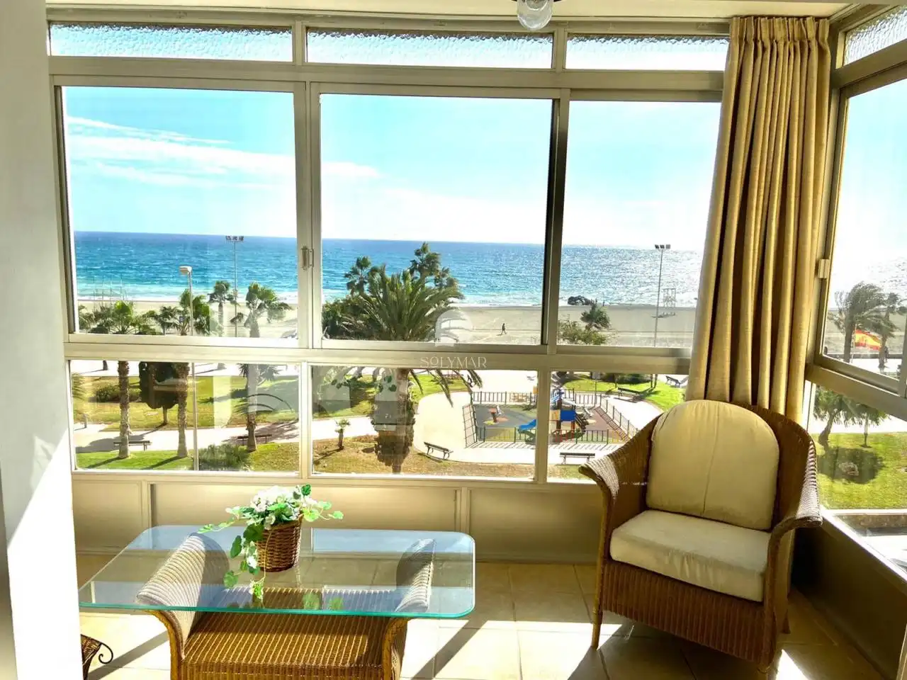 Bedroom of Flat for rent in Vélez-Málaga  with Air Conditioner, Terrace and Furnished