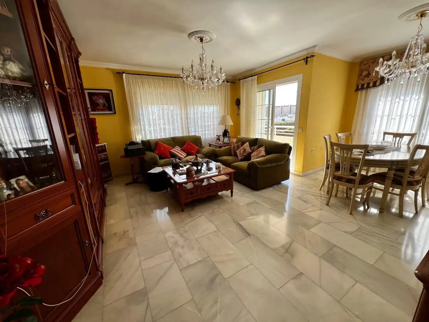 Living room of Flat for sale in Málaga  with Air Conditioner and Terrace