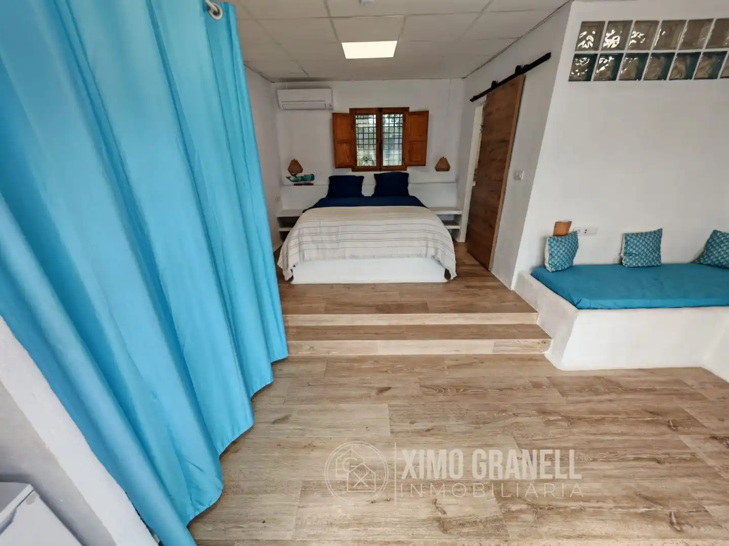 Schlafzimmer von Country house zum Verkauf in Sagunto / Sagunt mit Klimaanlage, Heizung und Privatgarten