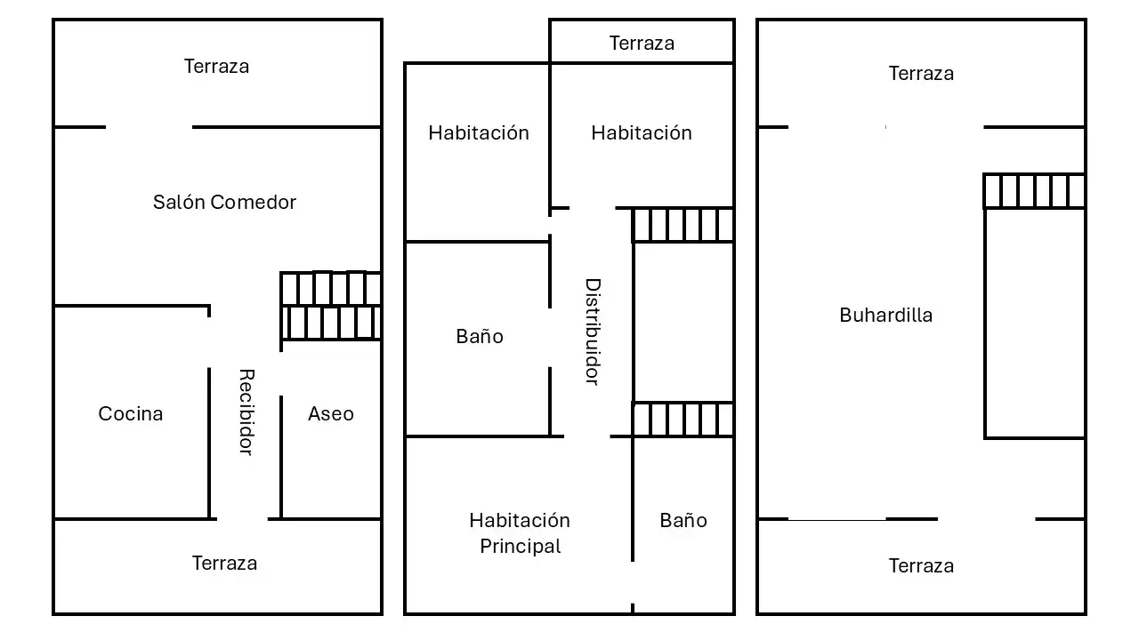 Casa a schiera con terrazza in vendita a Avenida Cortes de Medio 55, imagen 39