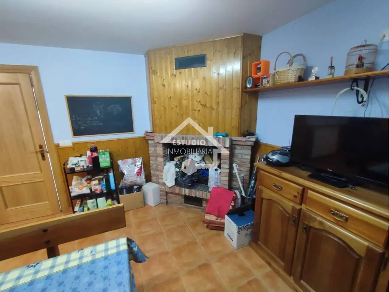 Sala de estar de Casa o chalet en venta en Canillas de Río Tuerto con Calefacción, Jardín privado y Parquet