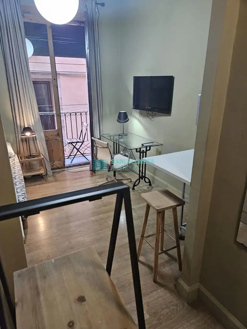 Terraza de Piso de alquiler en Barcelona con Aire acondicionado y Amueblado