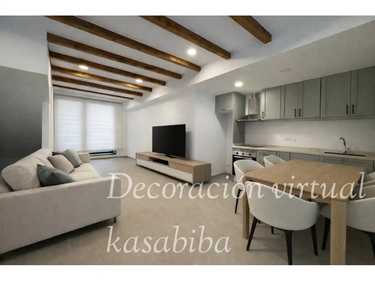Sala de estar de Piso de alquiler en Valencia con Aire acondicionado, Calefacción y Terraza