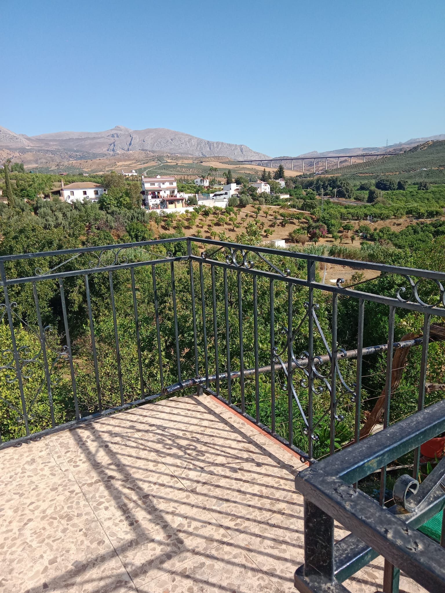 Balcony of House or chalet for sale in Álora  with Private garden and Swimming Pool