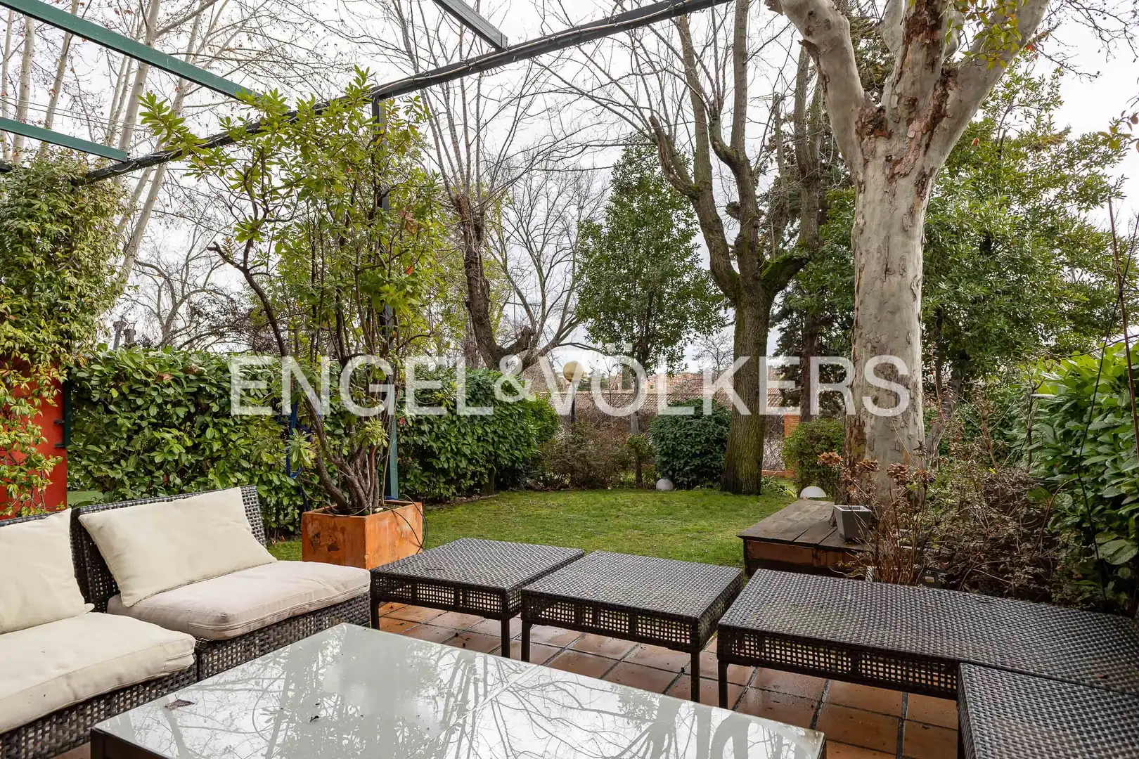 Terrace of Country homes for rent in Madrid  with Air Conditioner, Heating and Private garden