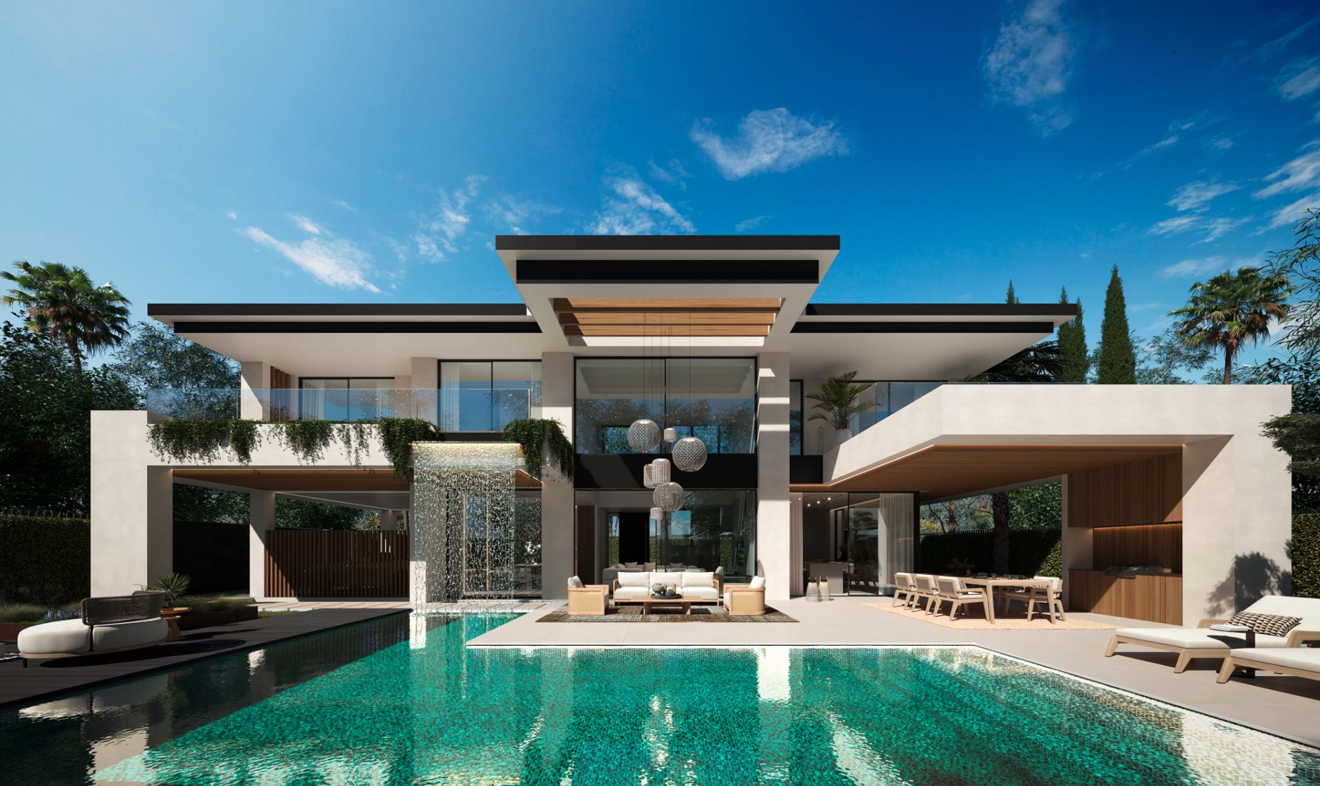 Vista exterior de Casa o chalet en venta en Marbella con Aire acondicionado, Calefacción y Jardín privado