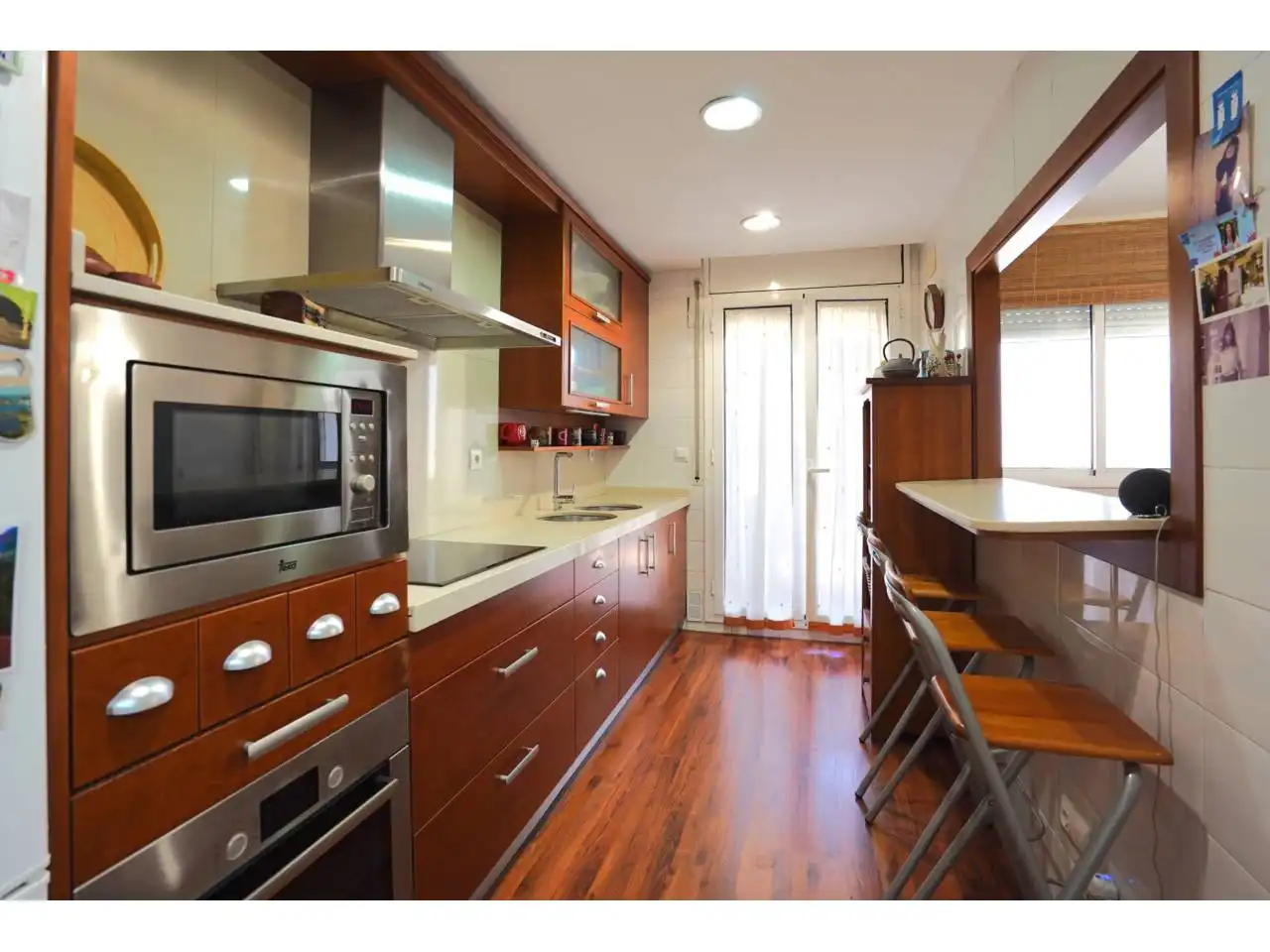 Kitchen of Flat for sale in Polinyà  with Heating, Private garden and Parquet flooring