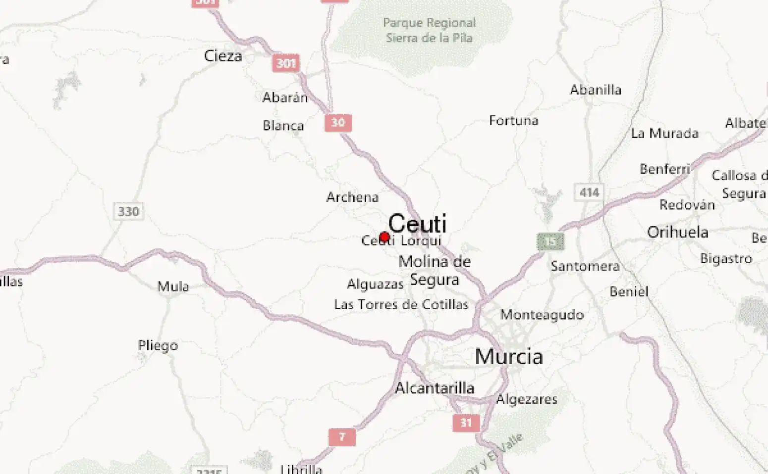 Vista exterior de Terreno en venta en Ceutí