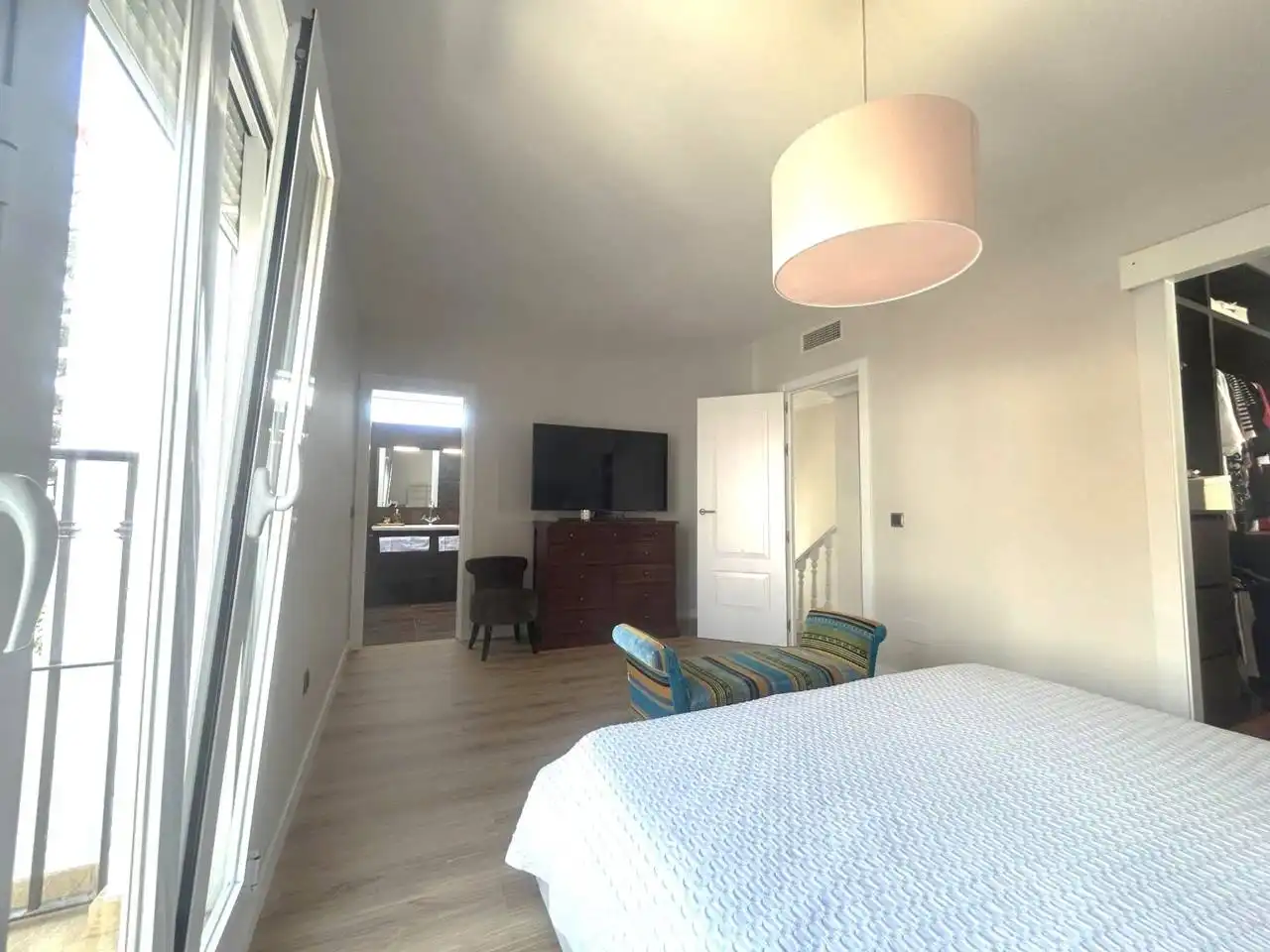 Bedroom of Houses for sale in Roquetas de Mar  with Air Conditioner, Private garden and Terrace