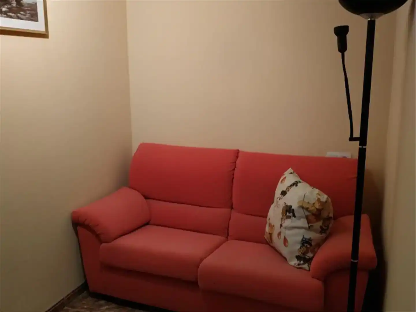 Sala de estar de Casa adosada en venta en Calanda con Amueblado y Balcón
