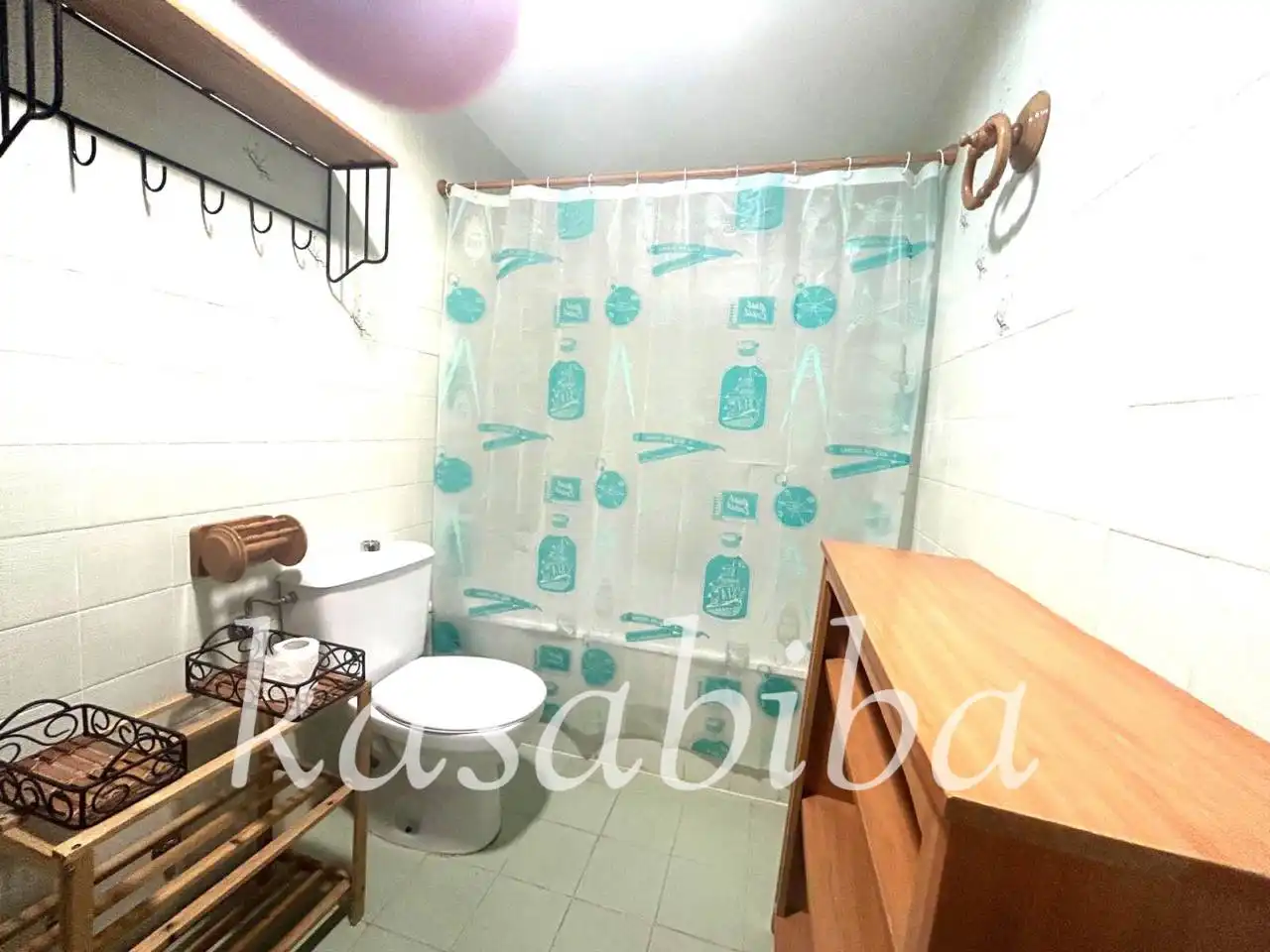 Bathroom of Flat for rent in Valencia  with Heating, Furnished and Balcony