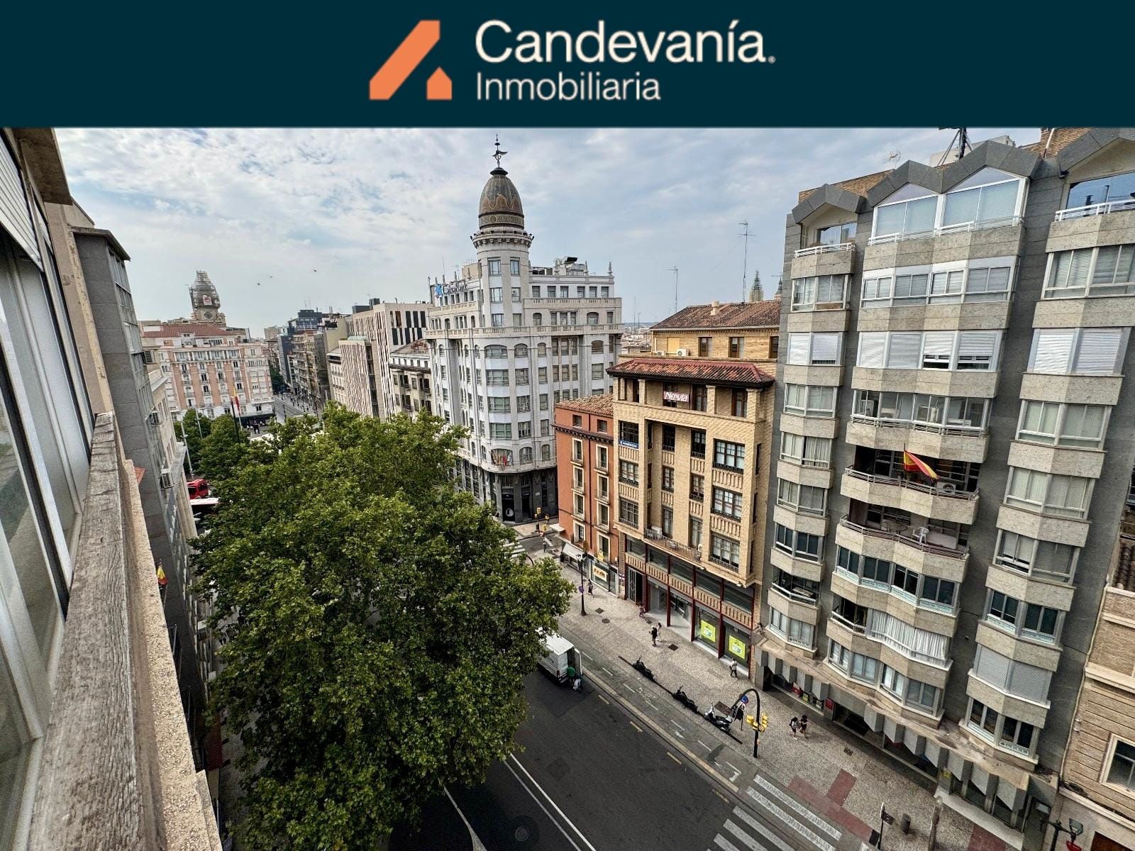 Vista exterior de Pis de lloguer en  Zaragoza Capital amb Aire condicionat