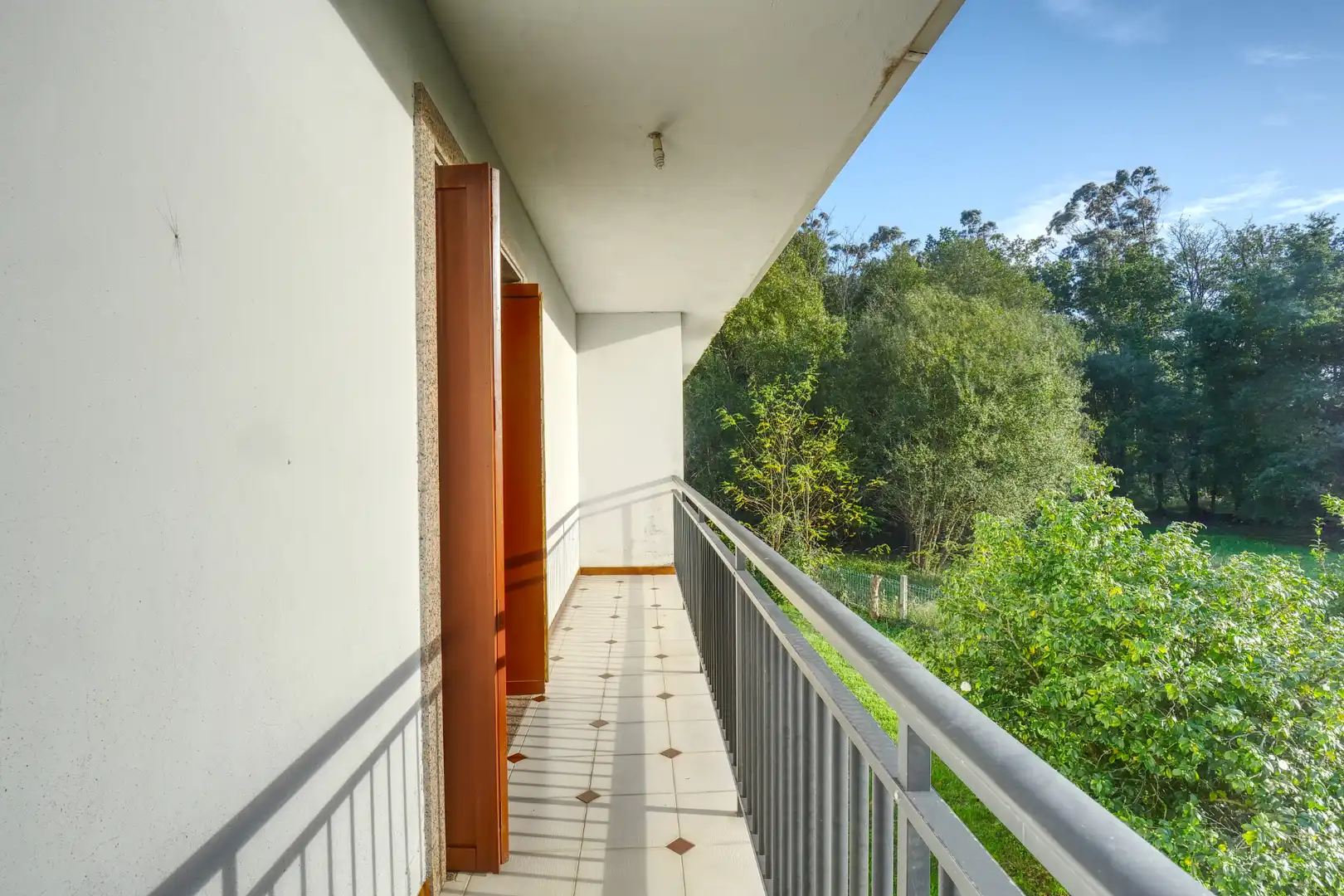 Balcony of Houses for sale in Brión  with Heating, Private garden and Terrace
