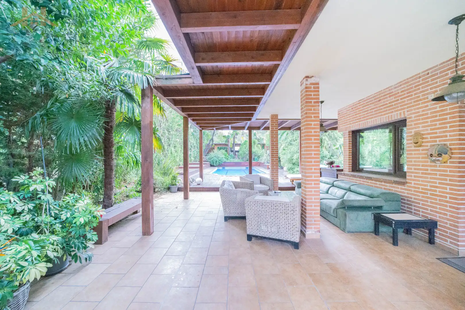 Terraza de Casa o chalet en venta en Boadilla del Monte con Aire acondicionado, Calefacción y Jardín privado