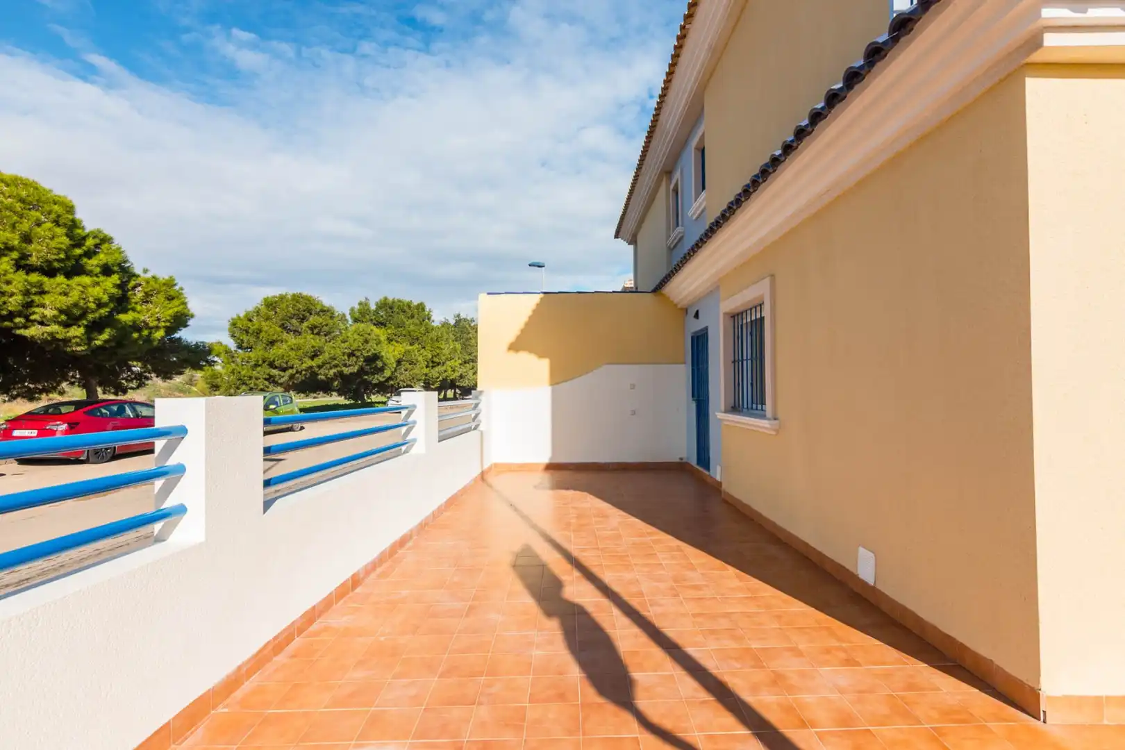 Vista exterior de Casa adosada en venda en San Javier amb Terrassa, Traster i Balcó