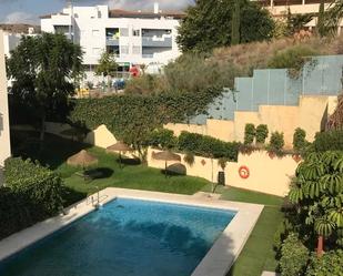 Swimming pool of Flat to rent in Rincón de la Victoria  with Air Conditioner, Heating and Private garden