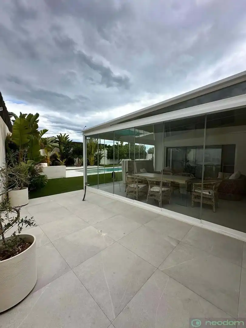 Terrace of Houses for sale in L'Alfàs del Pi  with Air Conditioner, Heating and Swimming Pool