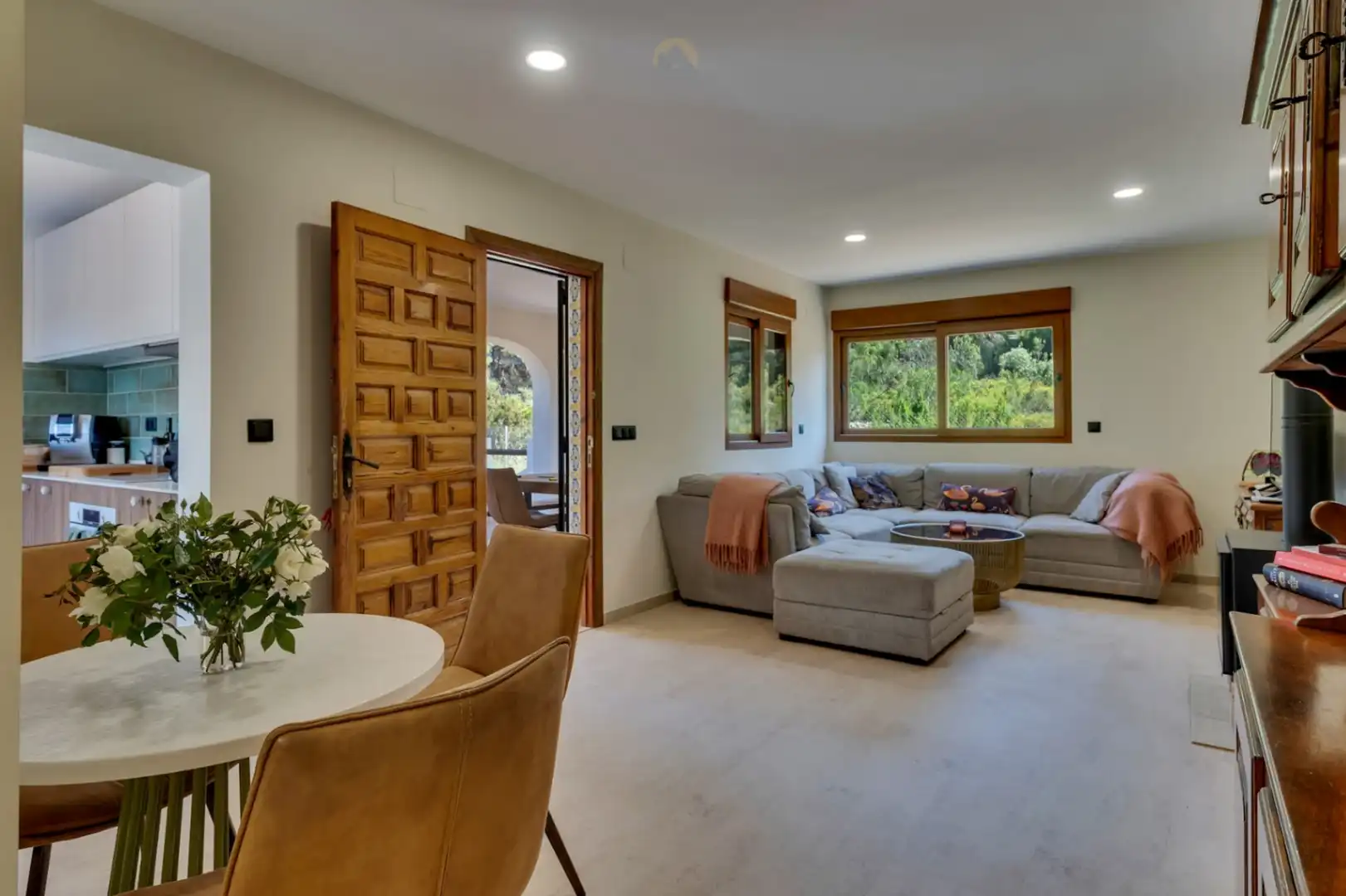 Sala d'estar de Casa o xalet en venda en Jávea / Xàbia amb Aire condicionat, Calefacció i Jardí privat