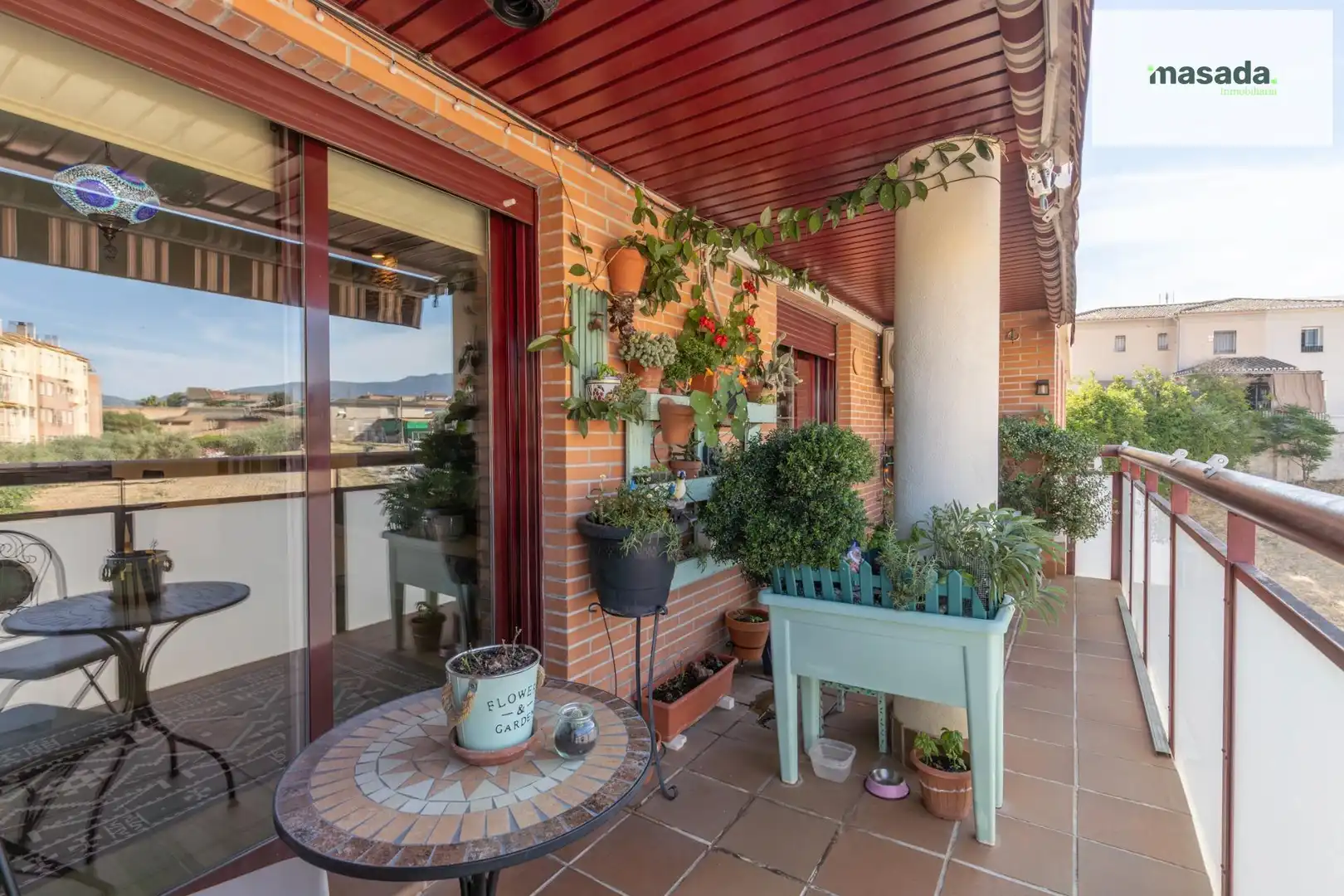 Terrasse von Wohnung zum Verkauf in Gójar mit Klimaanlage, Heizung und Terrasse